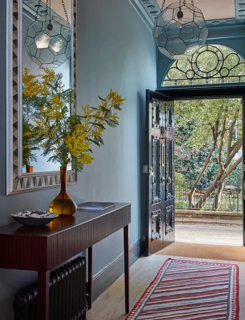 Blue Hallway Ideas And Inspiration — MELANIE LISSACK INTERIORS
