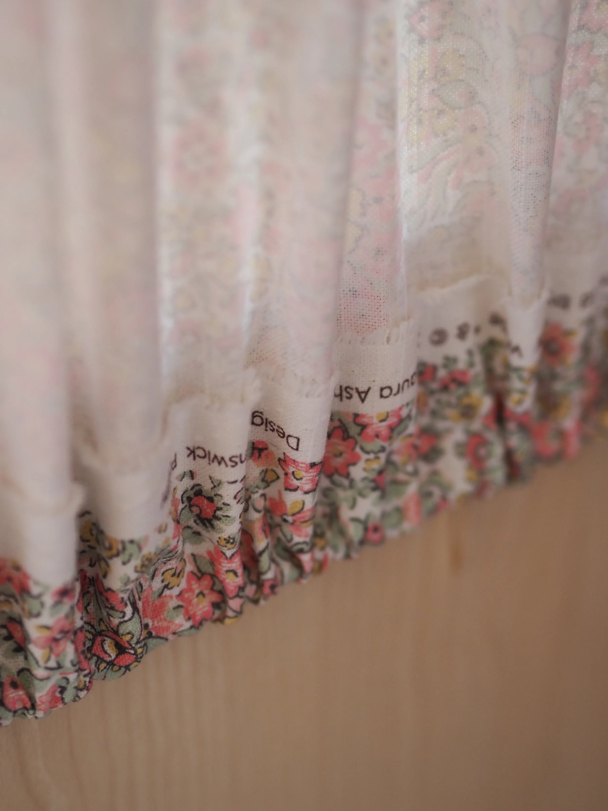 fabric in door wardrobe