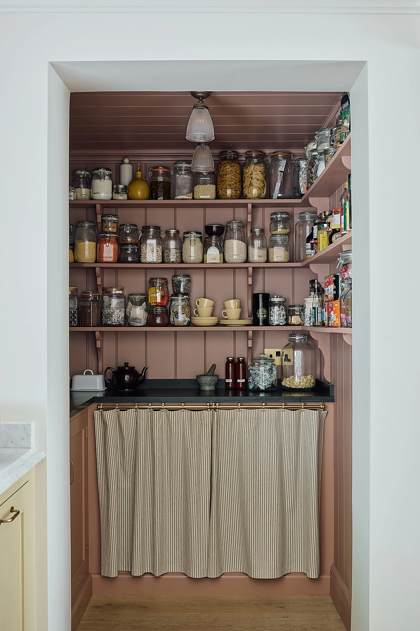 pantry dusky pink