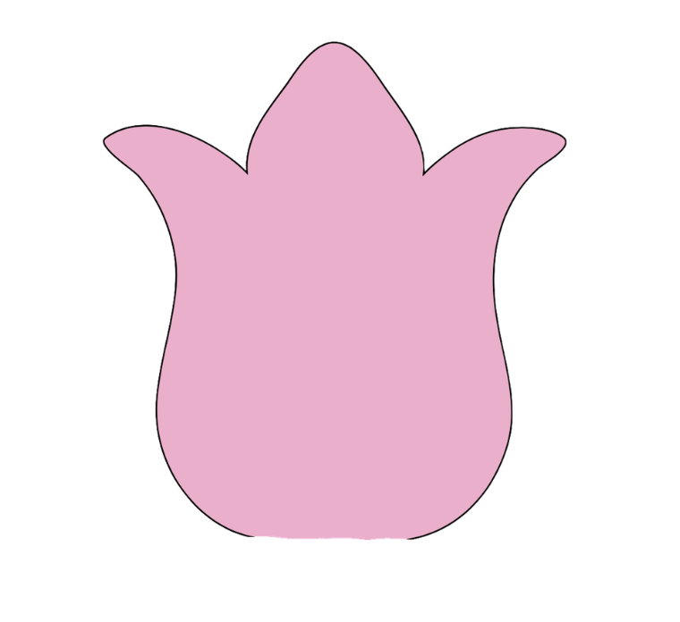 tulip head template