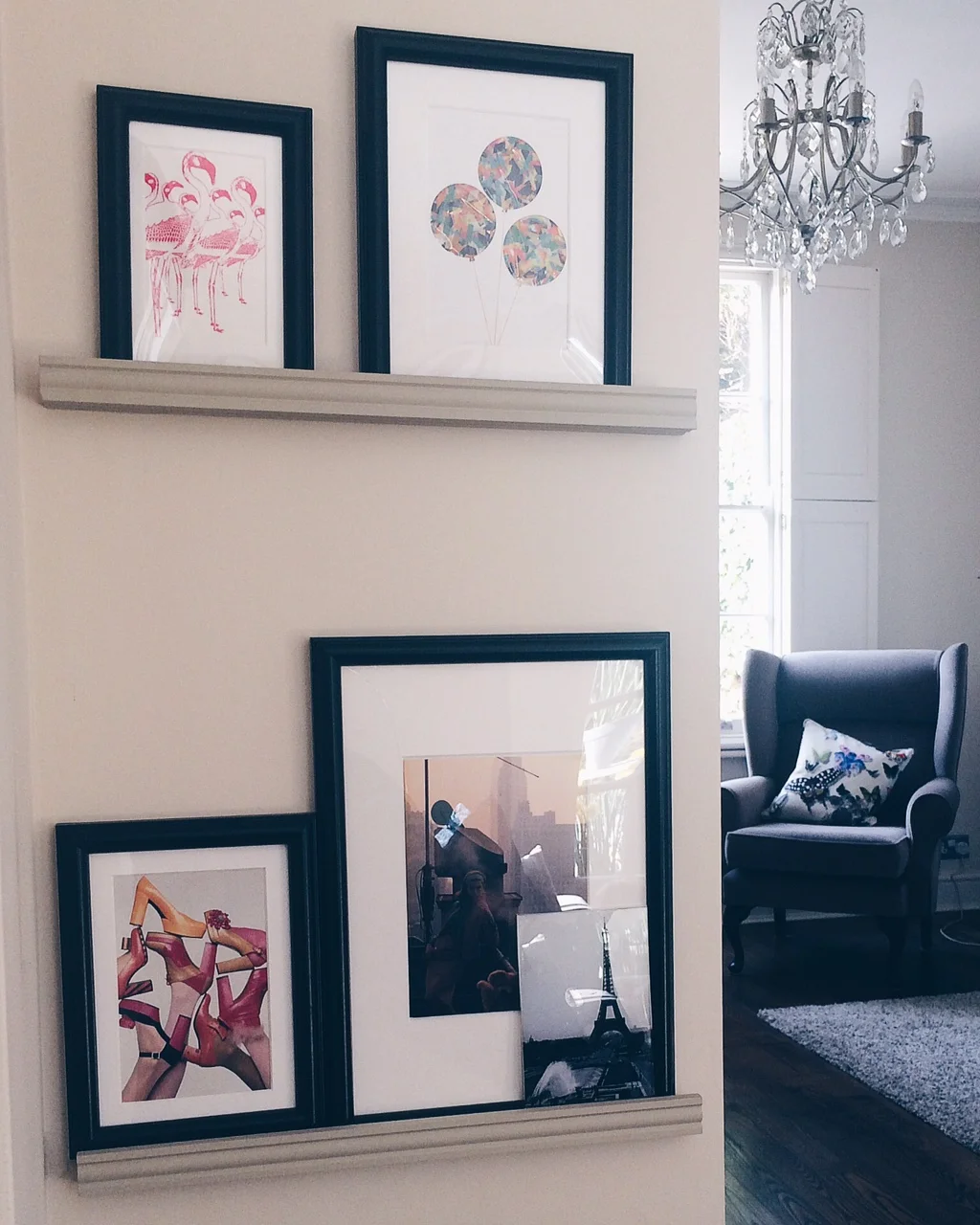 How To DIY A Cheap As Chips Picture Ledge