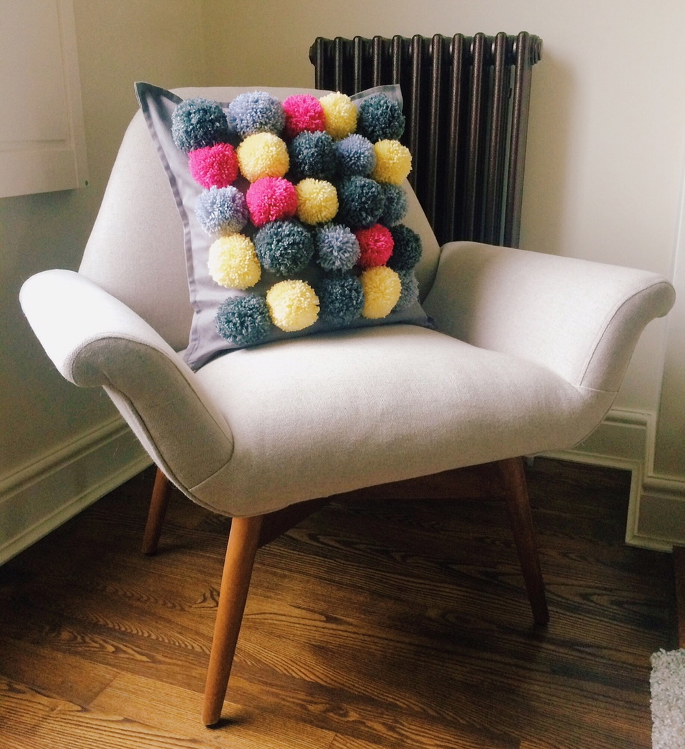 Make This Pom-Pom Cushion For Less Than A — MELANIE LISSACK INTERIORS