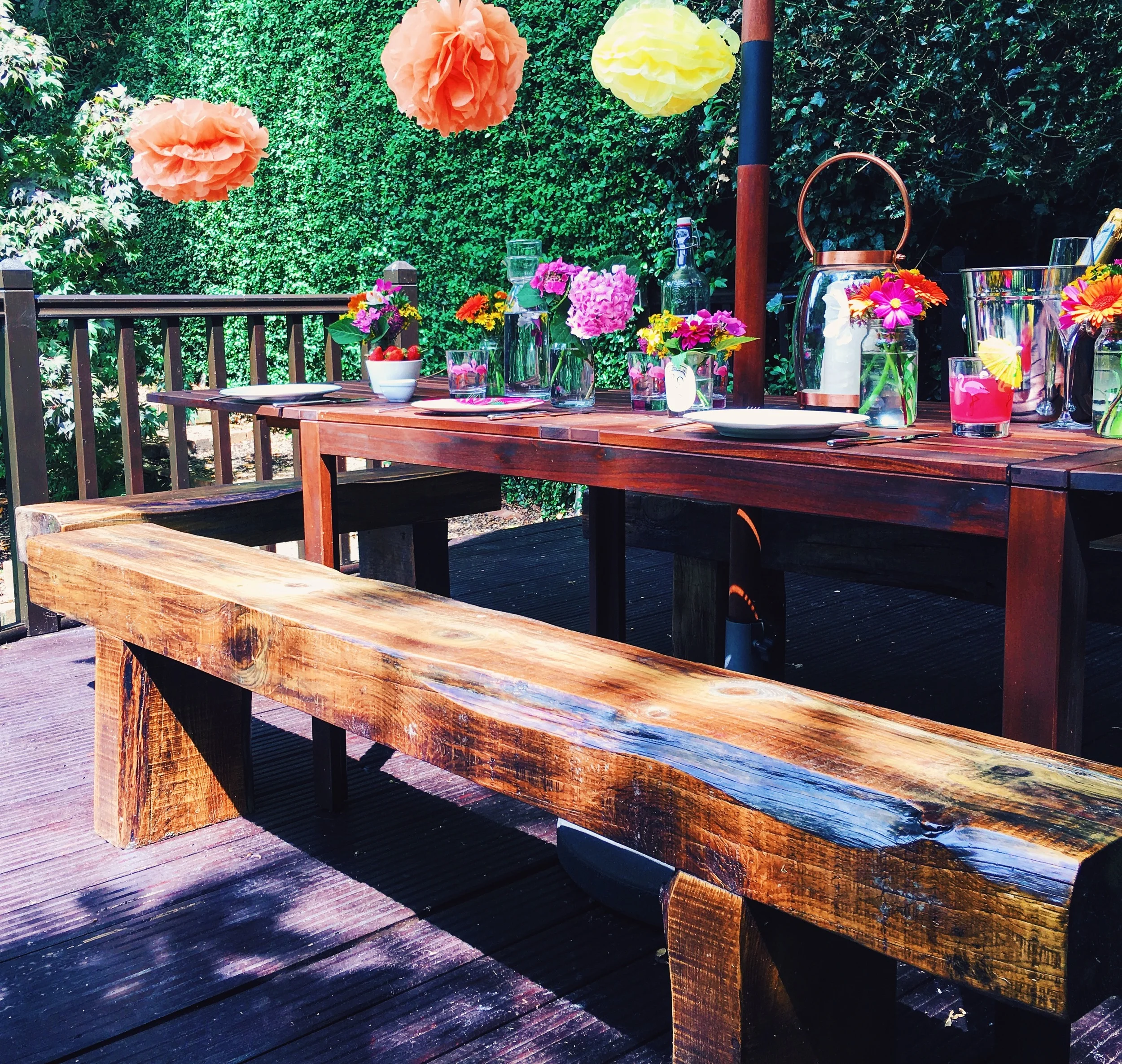 I was so happy with the end result - I think these benches look beautiful and are a real asset to our garden.