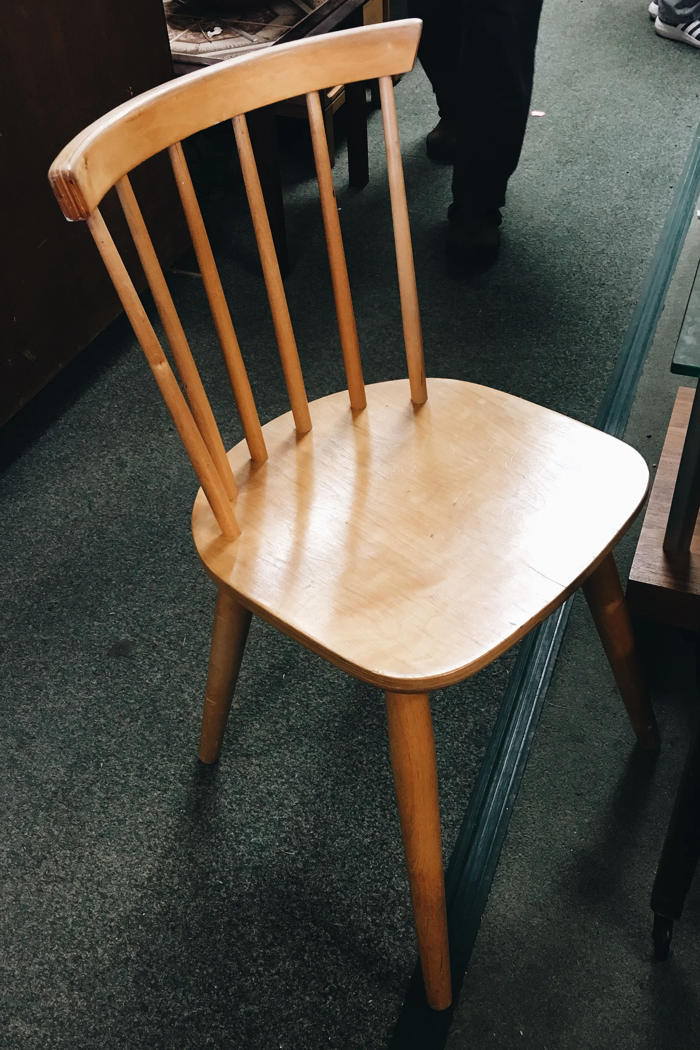 Four of these strong and sturdy ,Ercol-style wooden chairs were £10 eac h at Ecco last weekend.