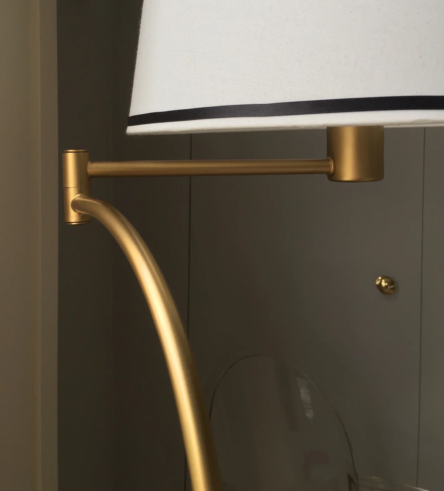 Try and make the ribbon as level as possible and space the glue 2cm apart to avoid the ribbon sagging.