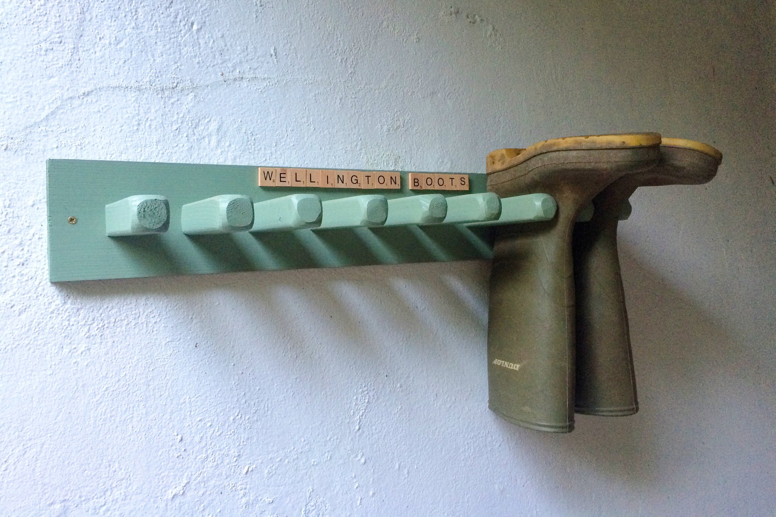 Outdoor Wall Mounted Welly Boot Holder 