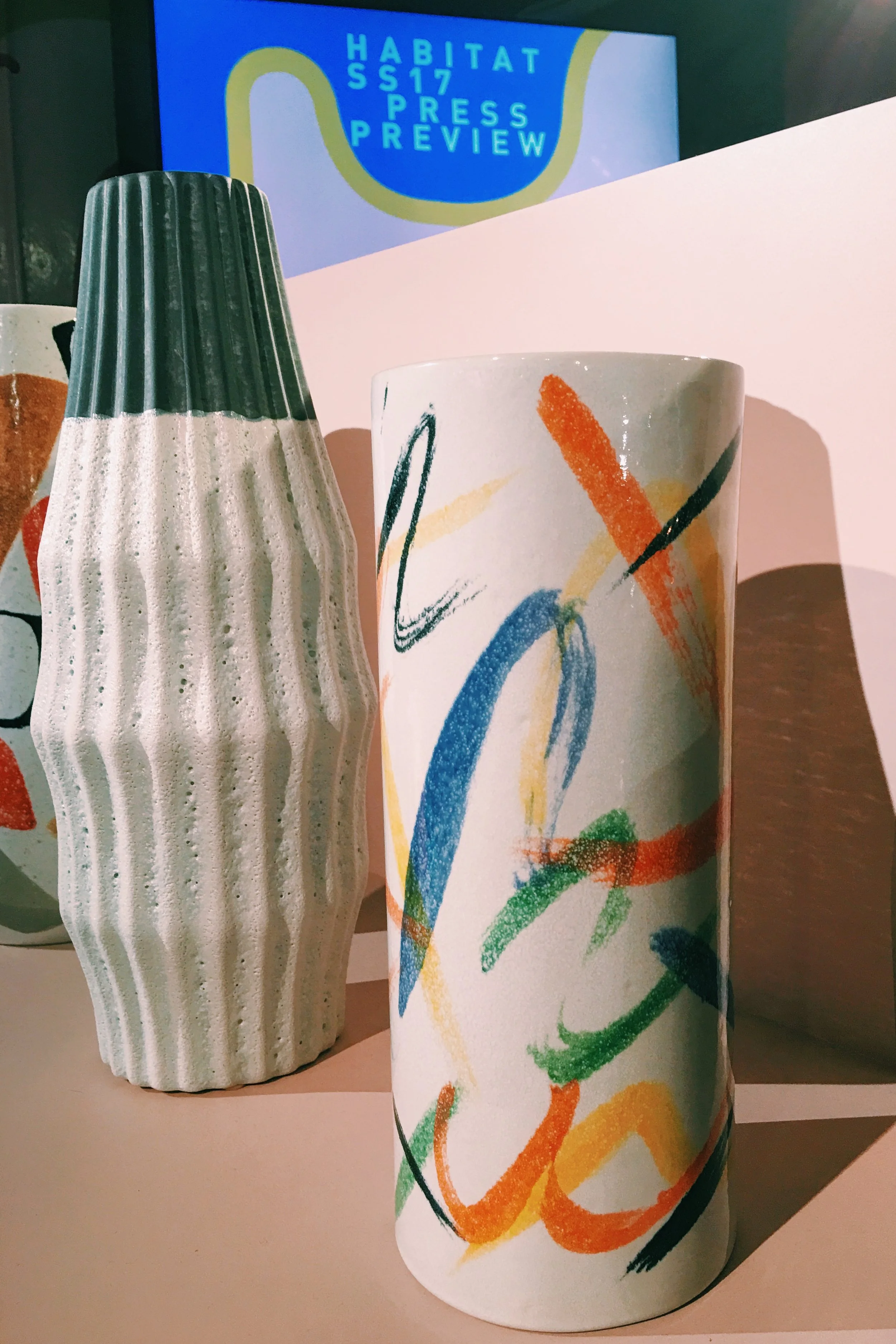 Oakla vase, £30. Rothco vase, £30.