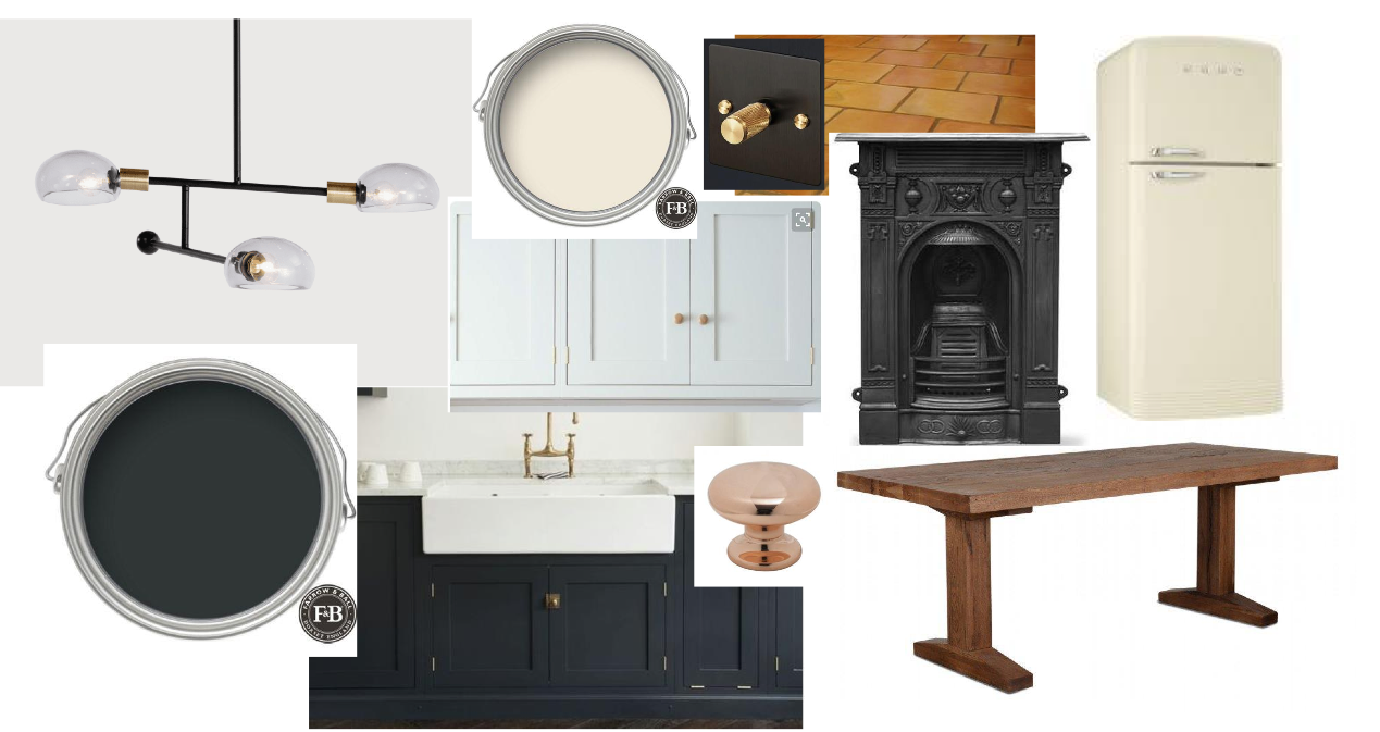 I'm swapping our country kitchen for a more sleek industrial look this year.