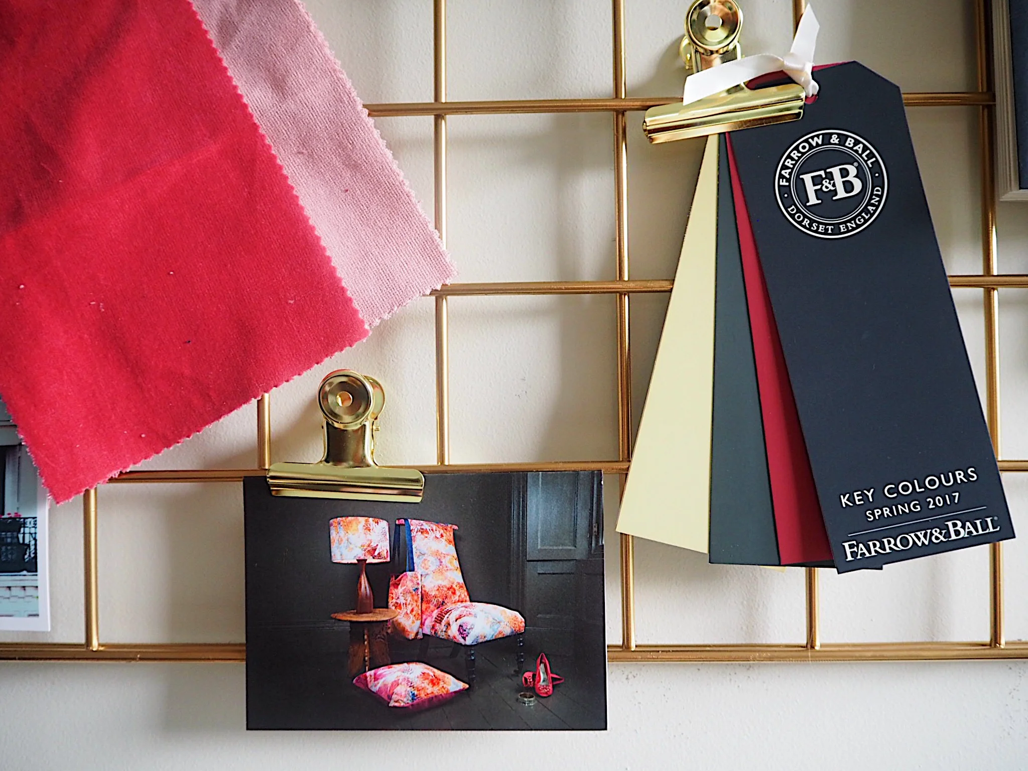 How To DIY A Gold Mesh Metal Wire Notice Board — MELANIE LISSACK INTERIORS