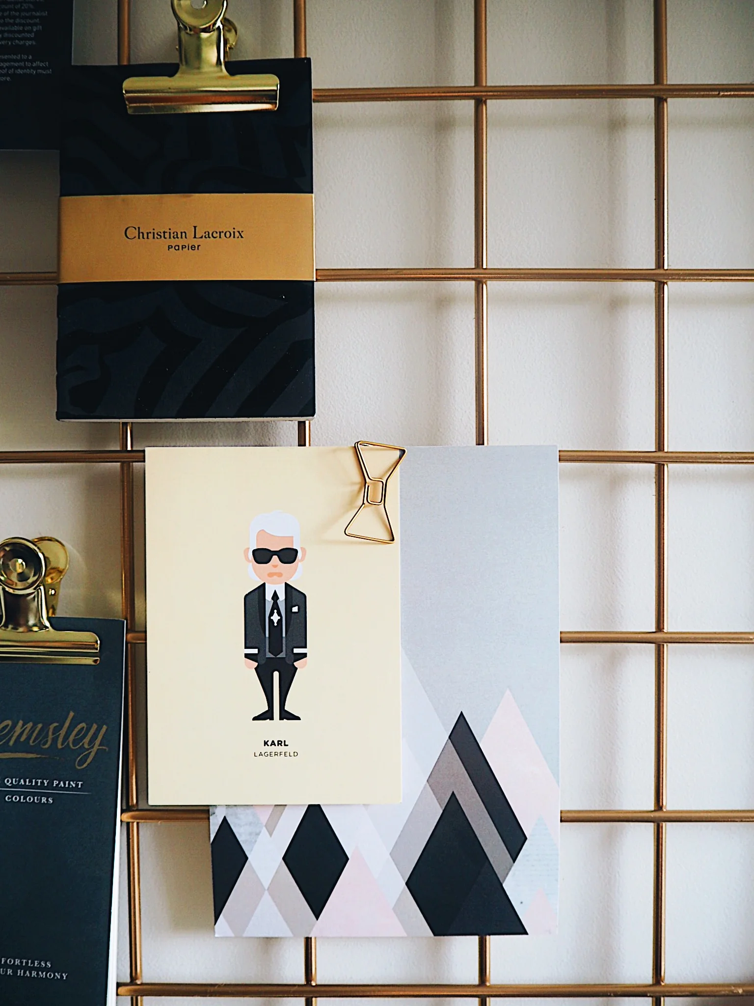 This Karl Lagerfeld postcard is by Image Republic, which you can find out more about here