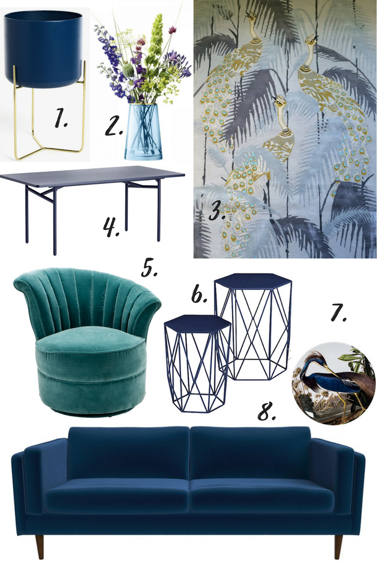 blue homeware