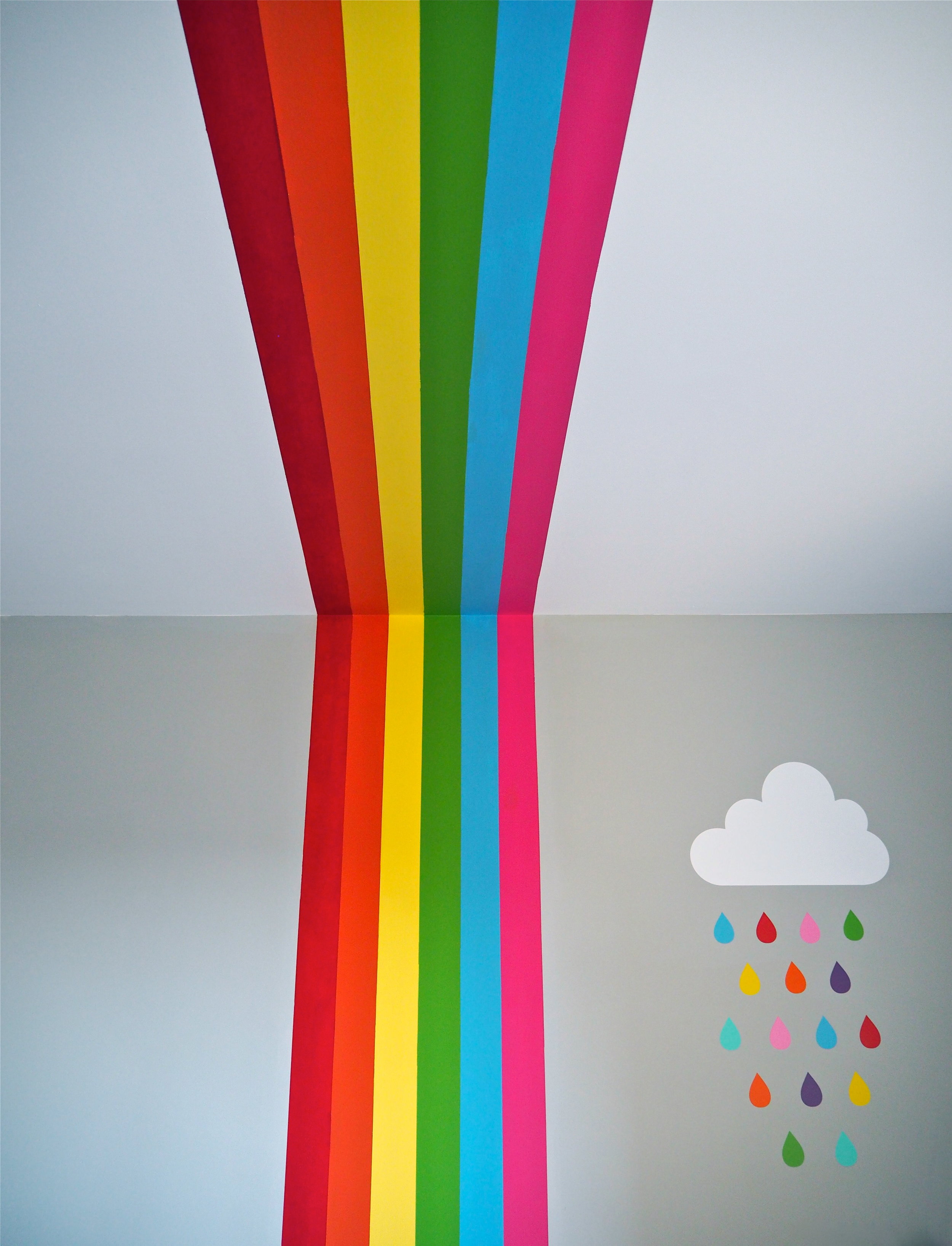 How to DIY a Rainbow Mural — MELANIE LISSACK INTERIORS