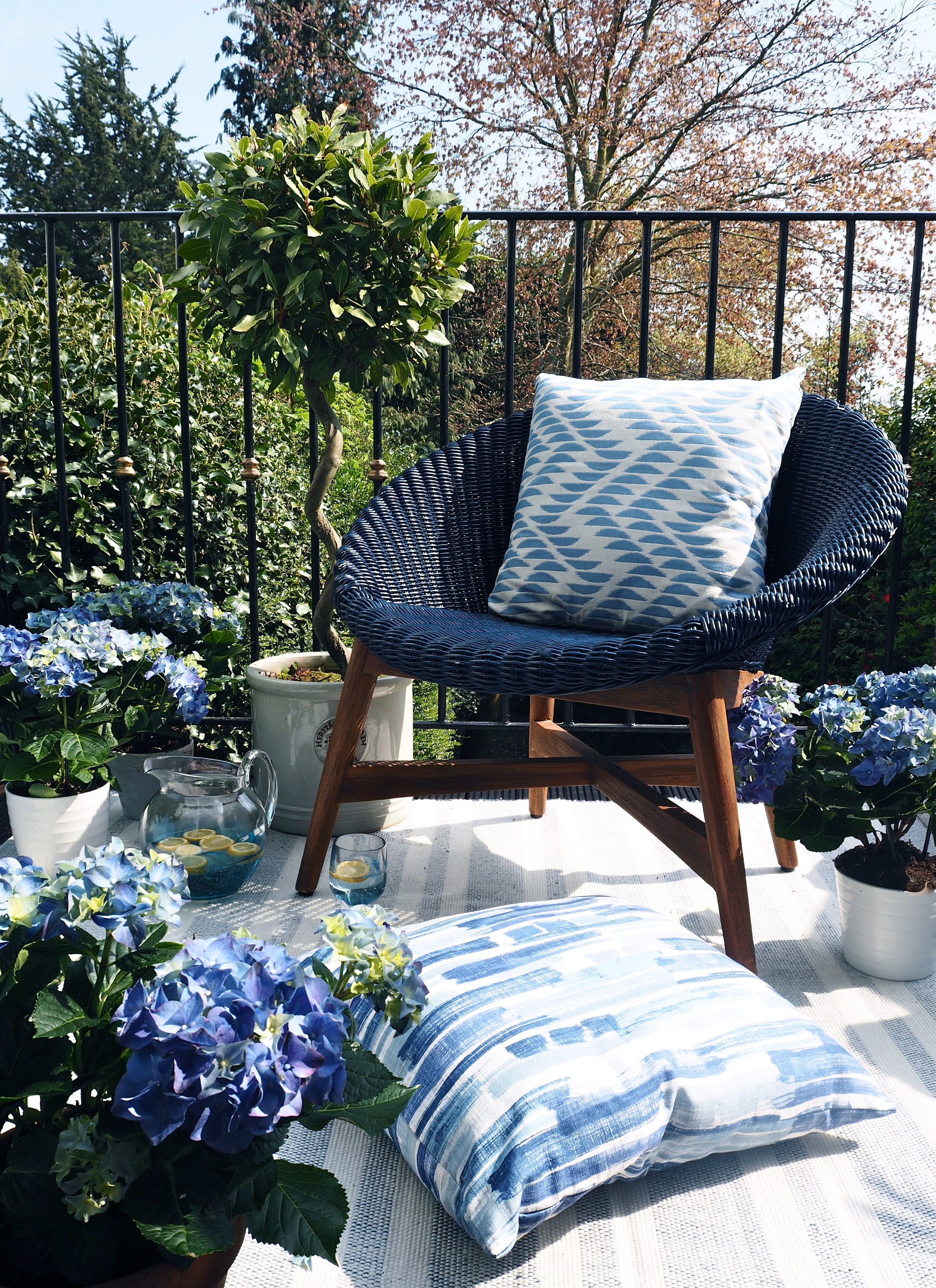 Blue Hues: Bringing The Inside Out With Garden Furniture From