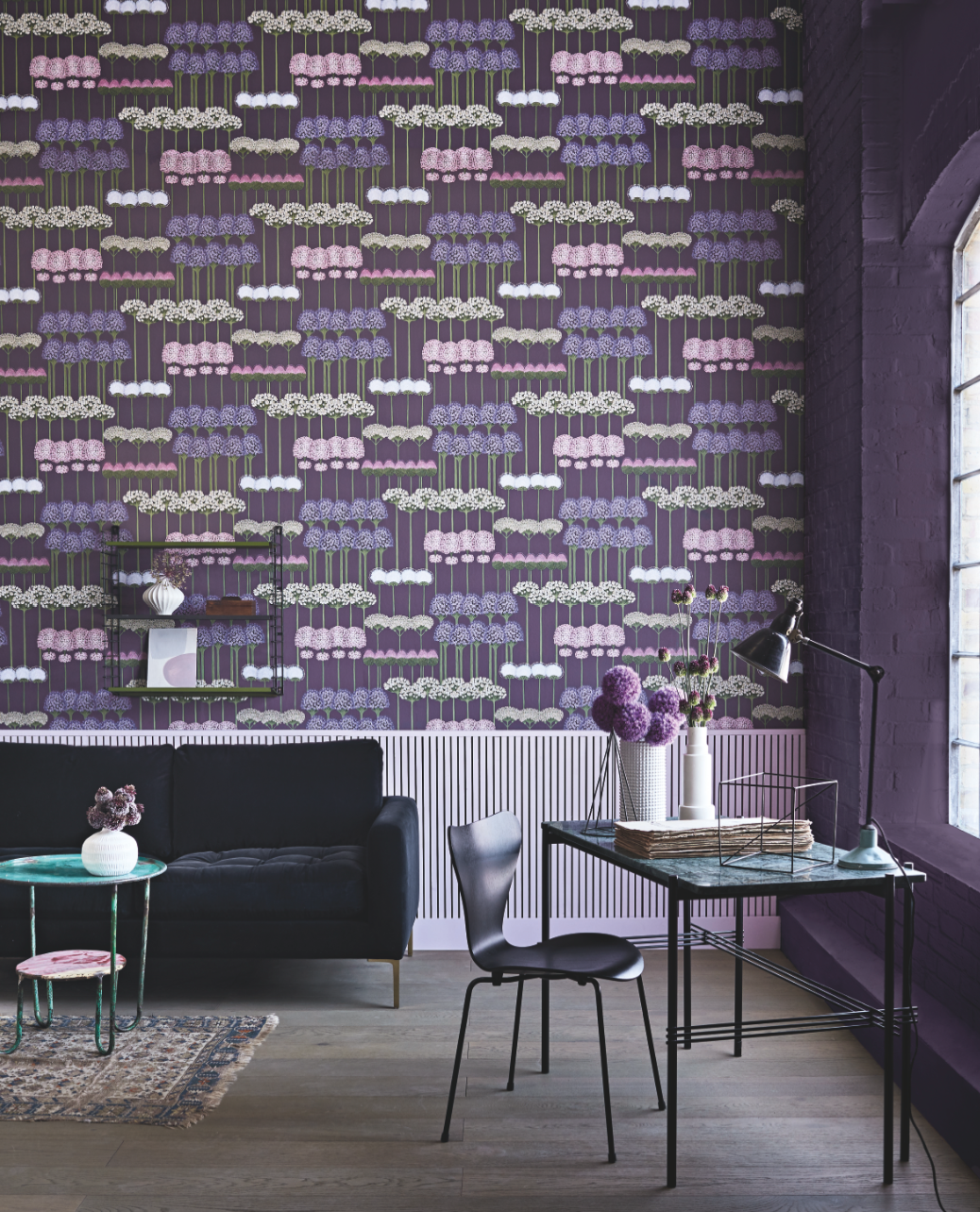 Botanical ~Botanica~, Allium ~Allium~ 115/12036 £105 per 10m roll by Cole &amp; Son