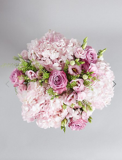 The Collection Pink Rose &amp; Hydrangea Bouquet