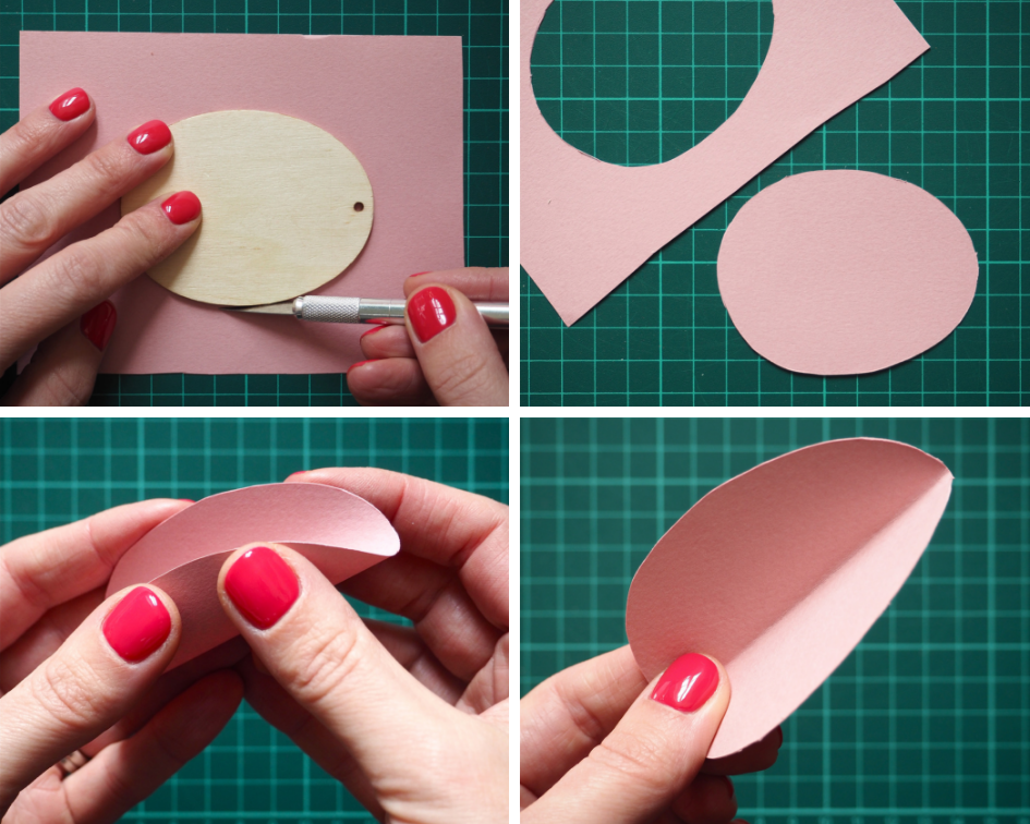 3D Easter Tree Paper Decorations