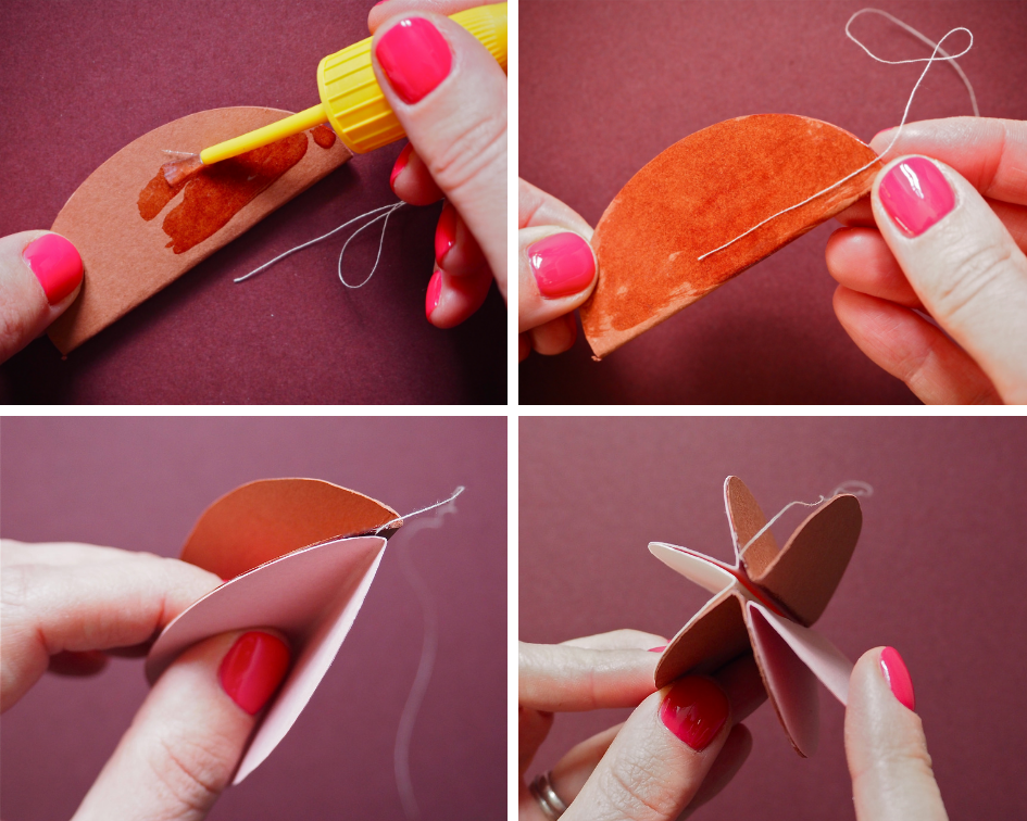 3D Easter Tree Paper Decorations