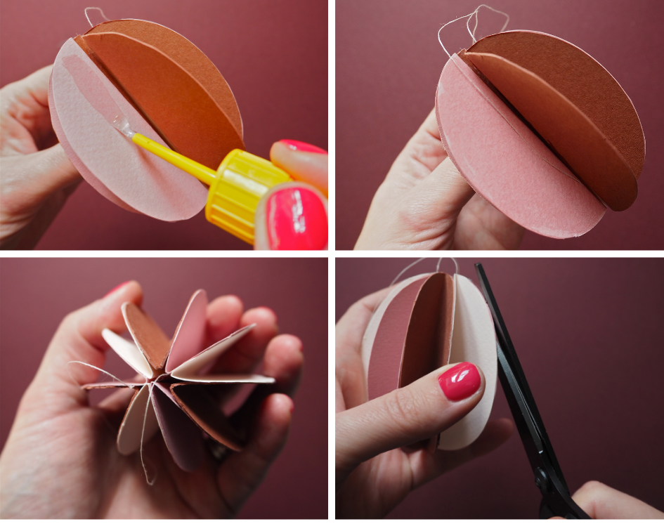 3D Easter Tree Paper Decorations