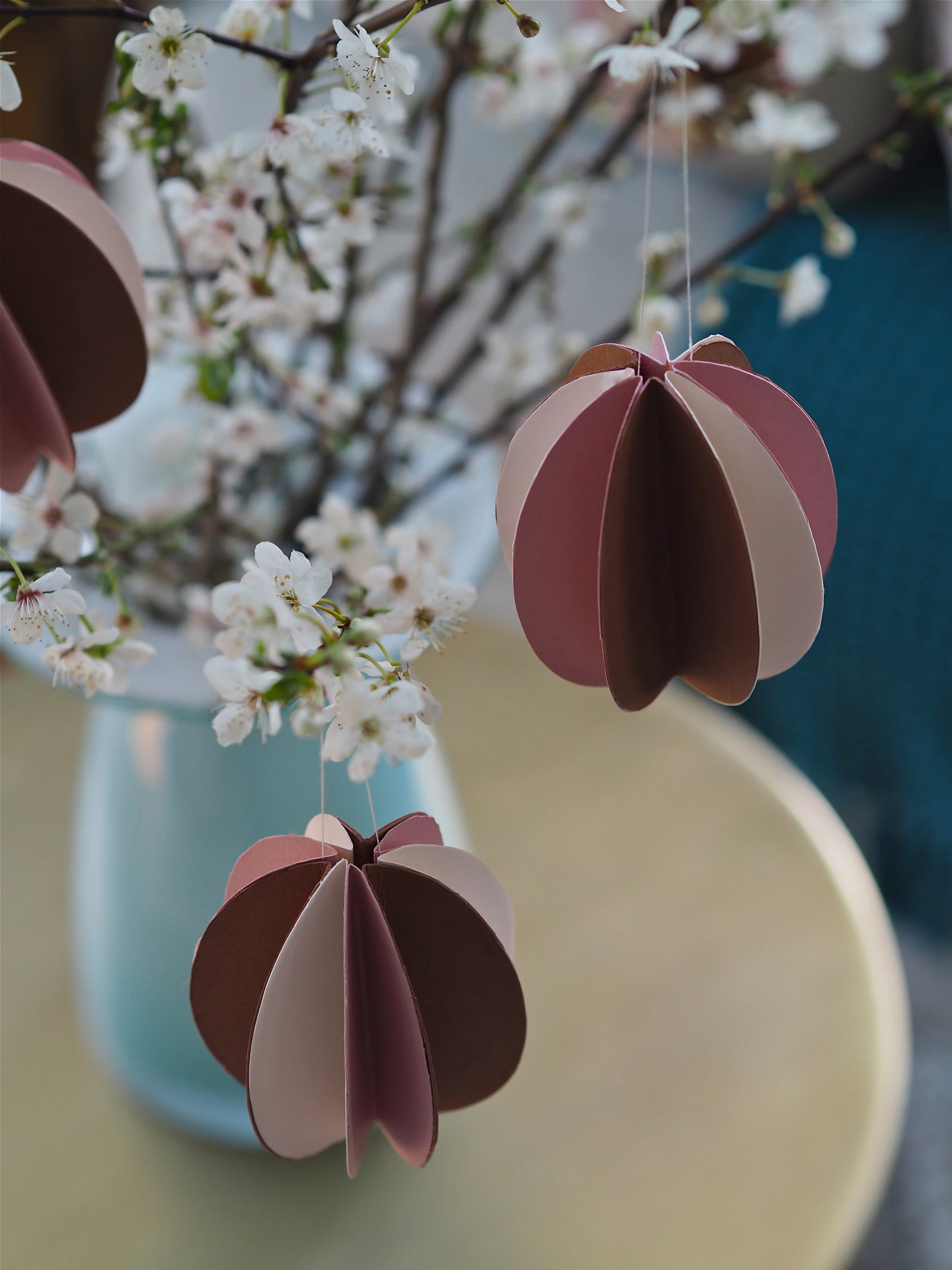 3D Easter Tree Paper Decorations