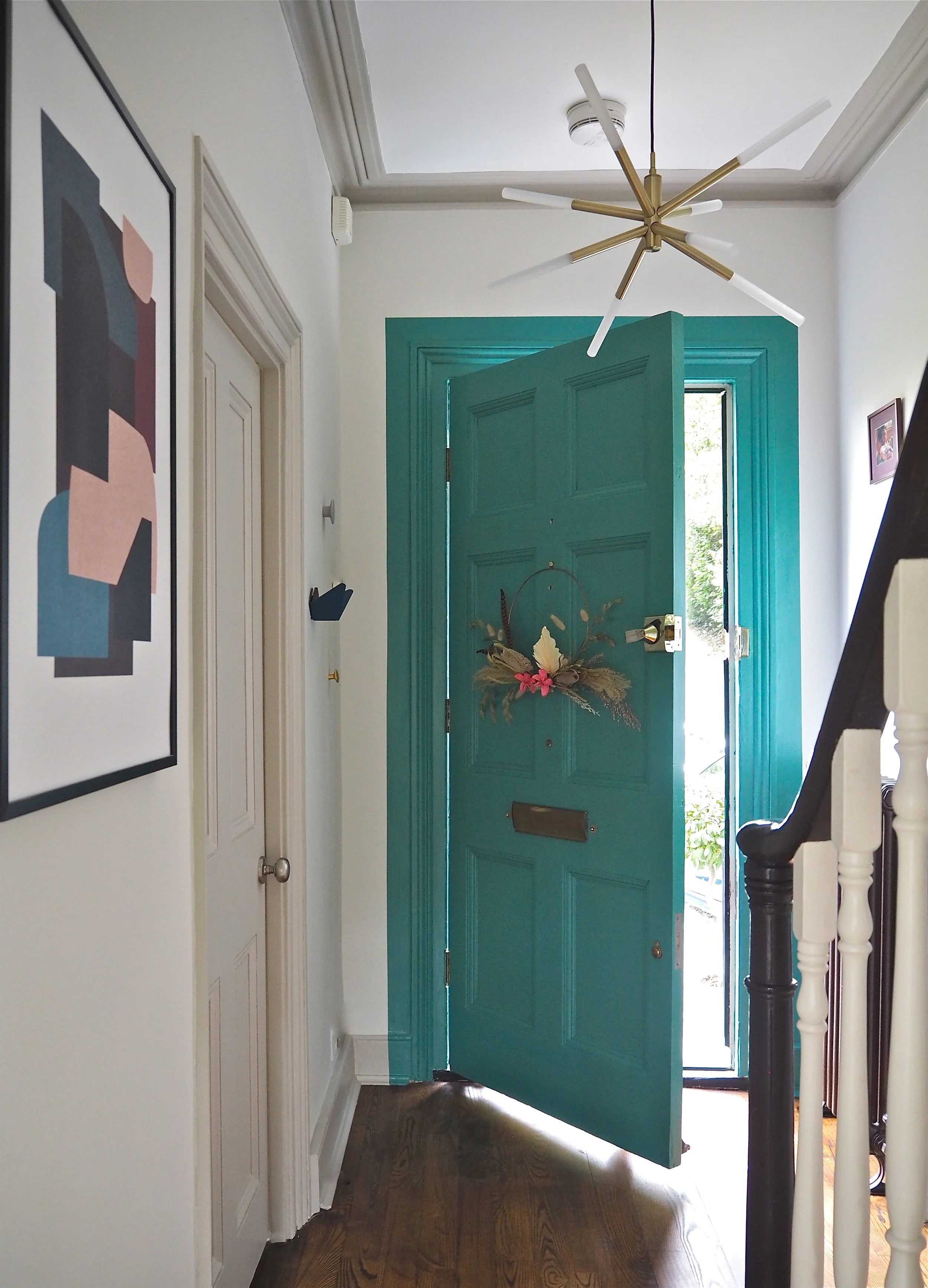 hallway makeover with m and l paints