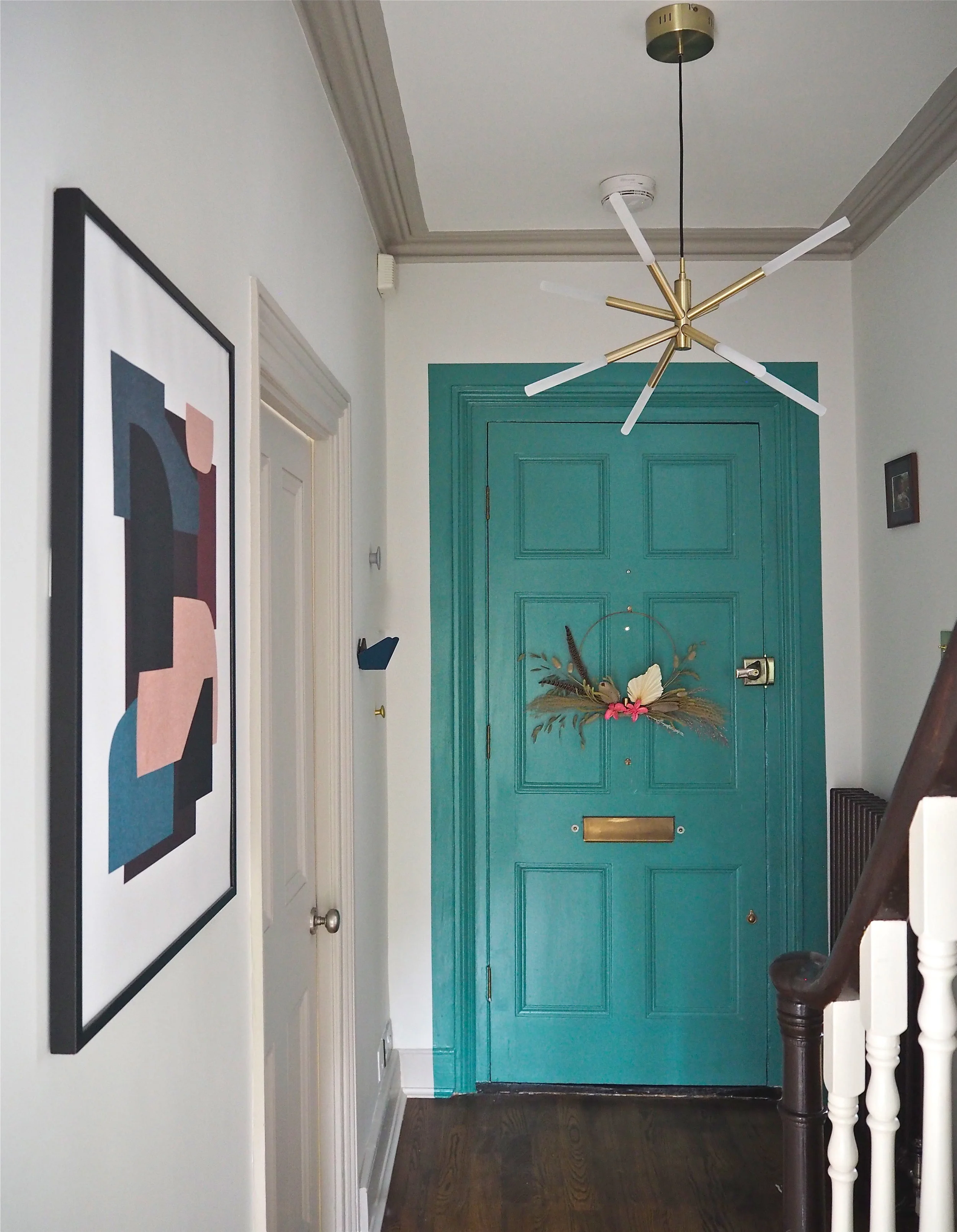how to make a door look larger with paint