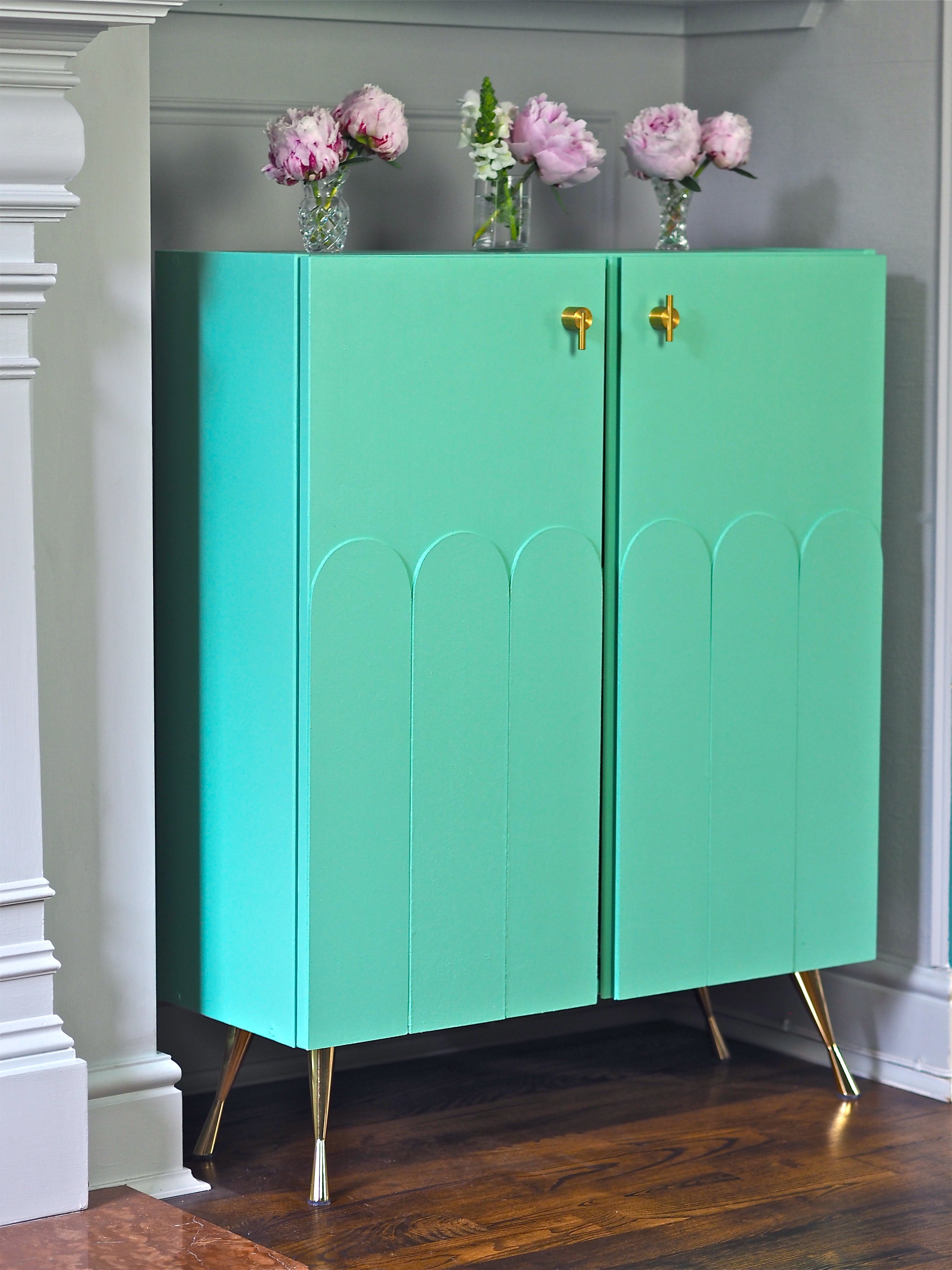 Ivar Diy Green Drinks Cabinet Hack Melanie Lissack Interiors