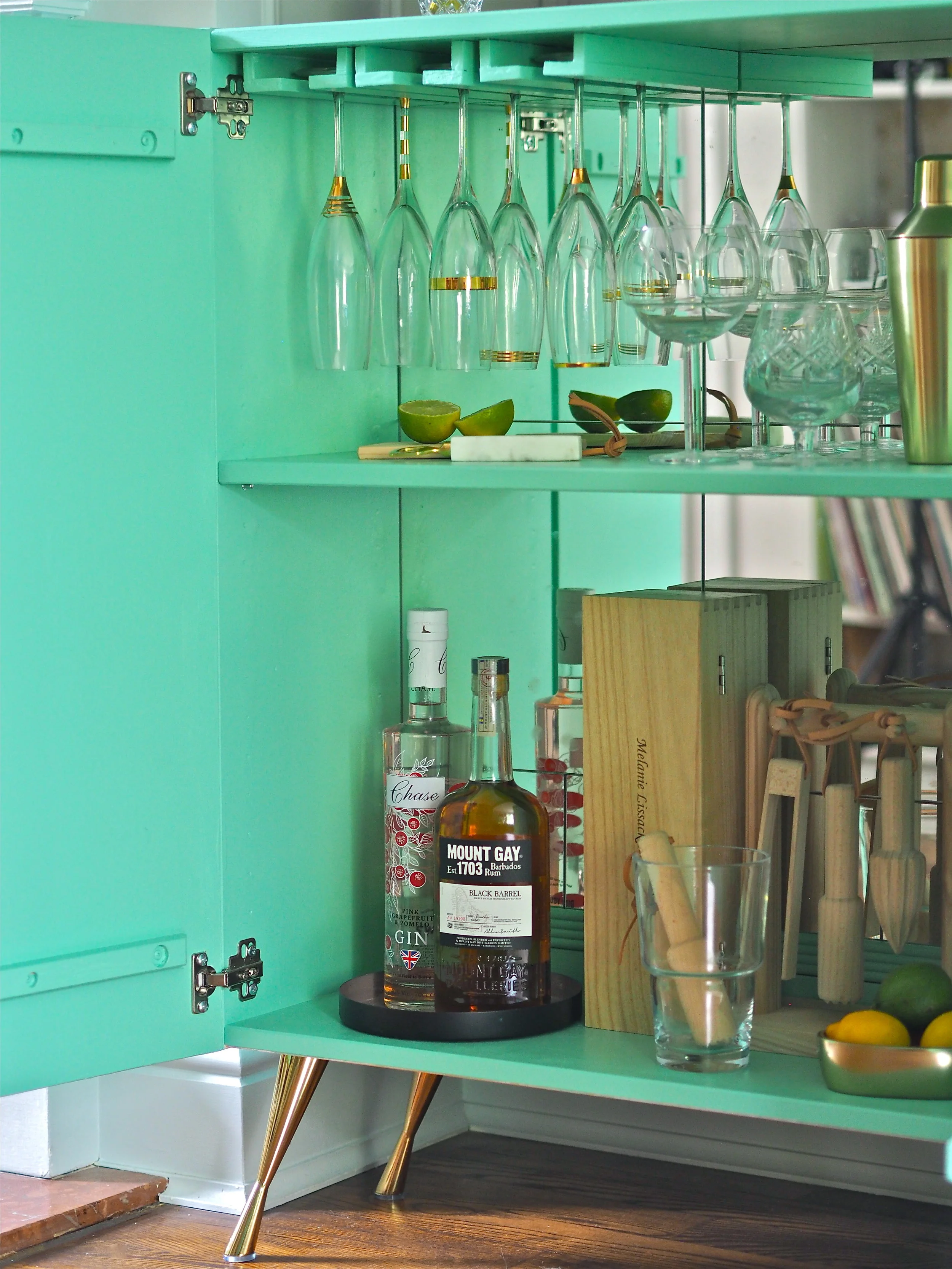 IKEA Ivar DIY Green Drinks Hack — MELANIE LISSACK INTERIORS