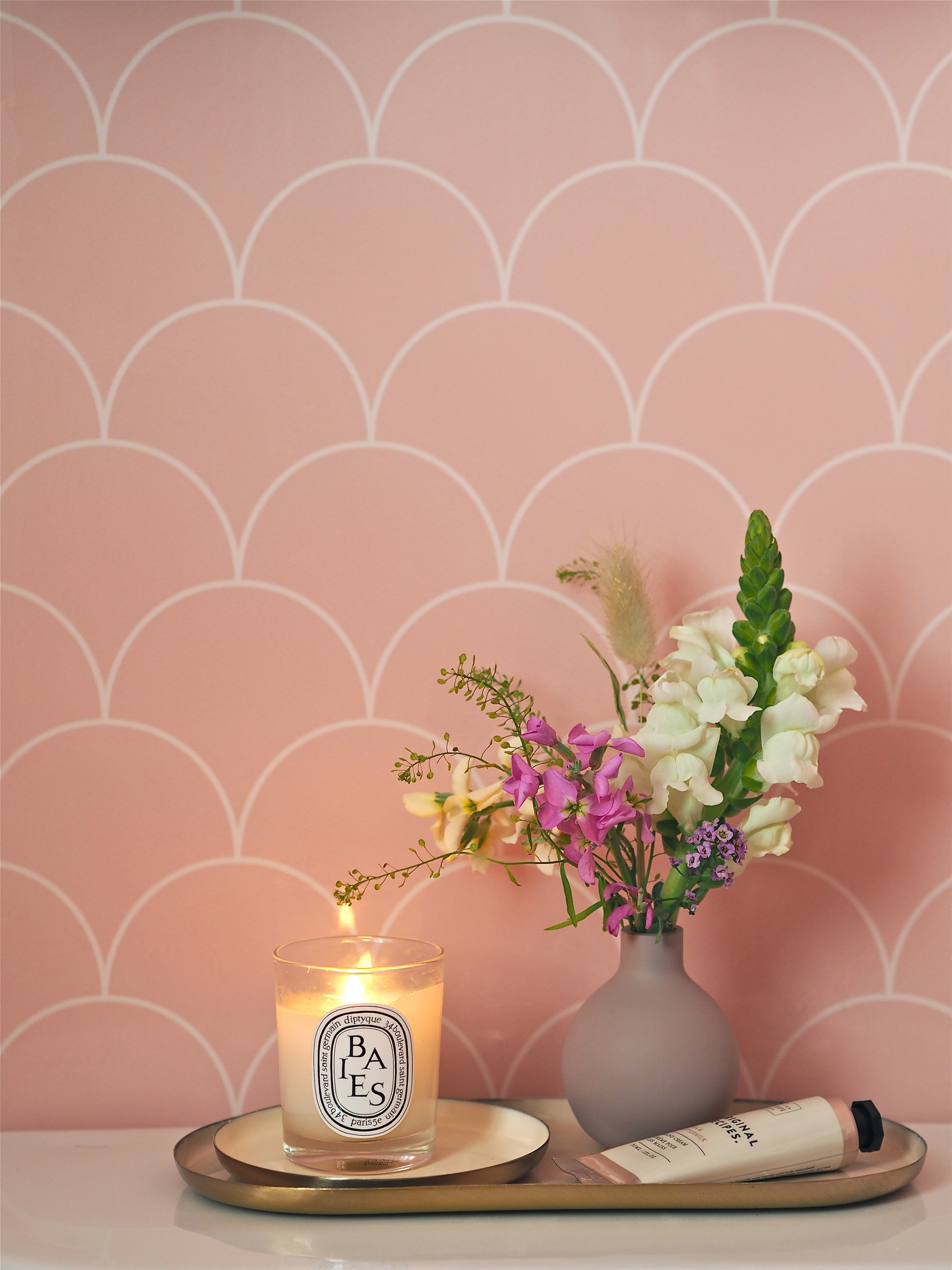 Scalloped Pink Showerwall Panel EnSuite Reveal!! — MELANIE LISSACK INTERIORS