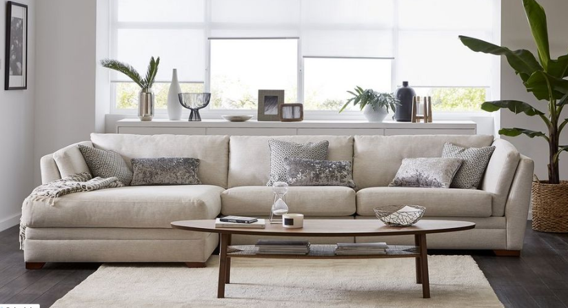 Furniture Retailer Dfs, Beige Sofa Living Room Dfs