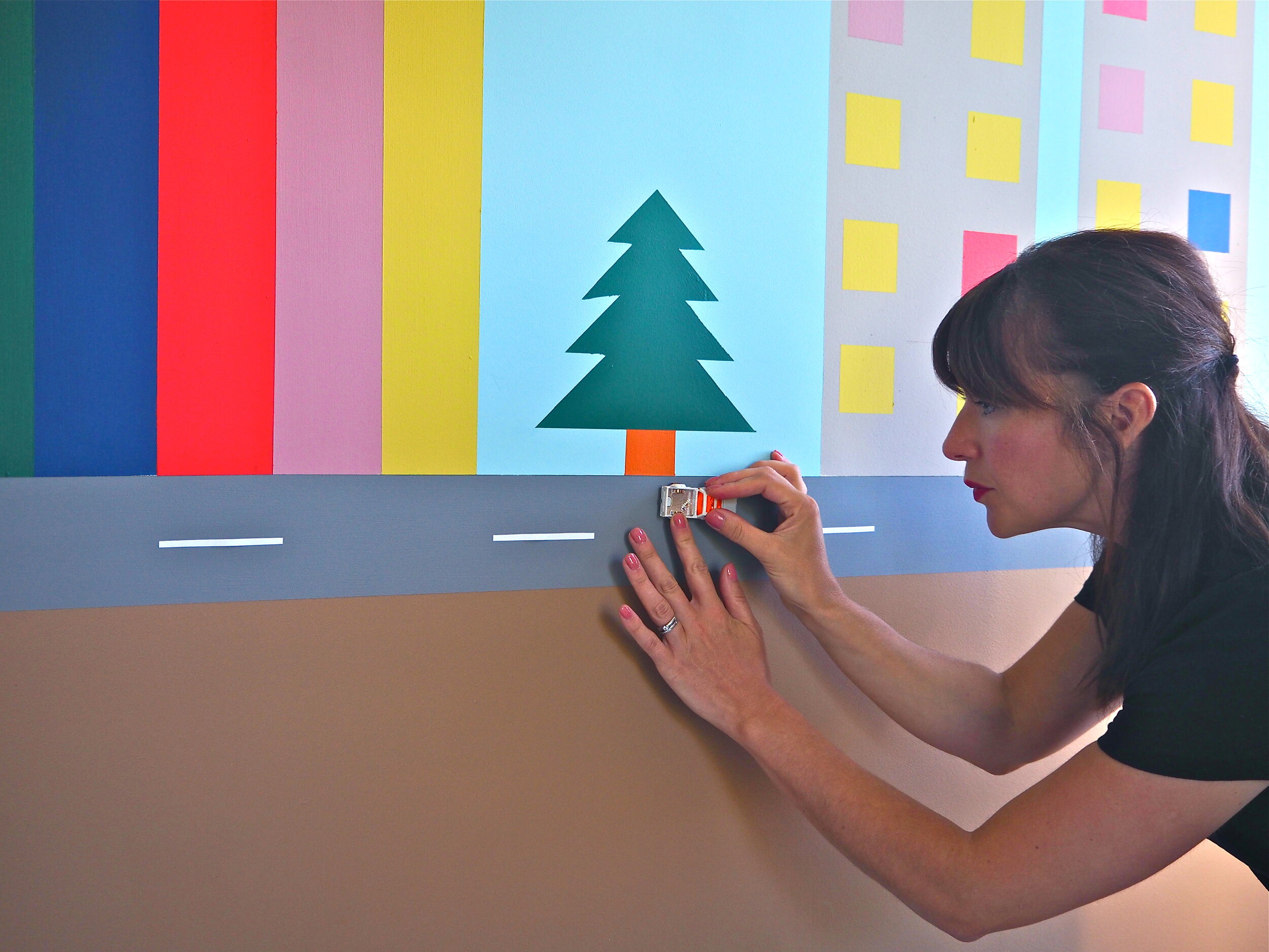 childs 3d wall mural diy