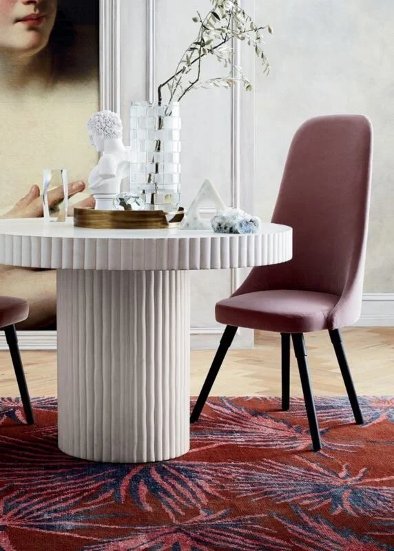 Ribbed table from CB2