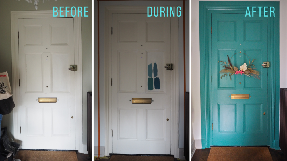 Add Colour In Your Home With The Painted Interior Door Trend Melanie Lissack Interiors painted interior door trend