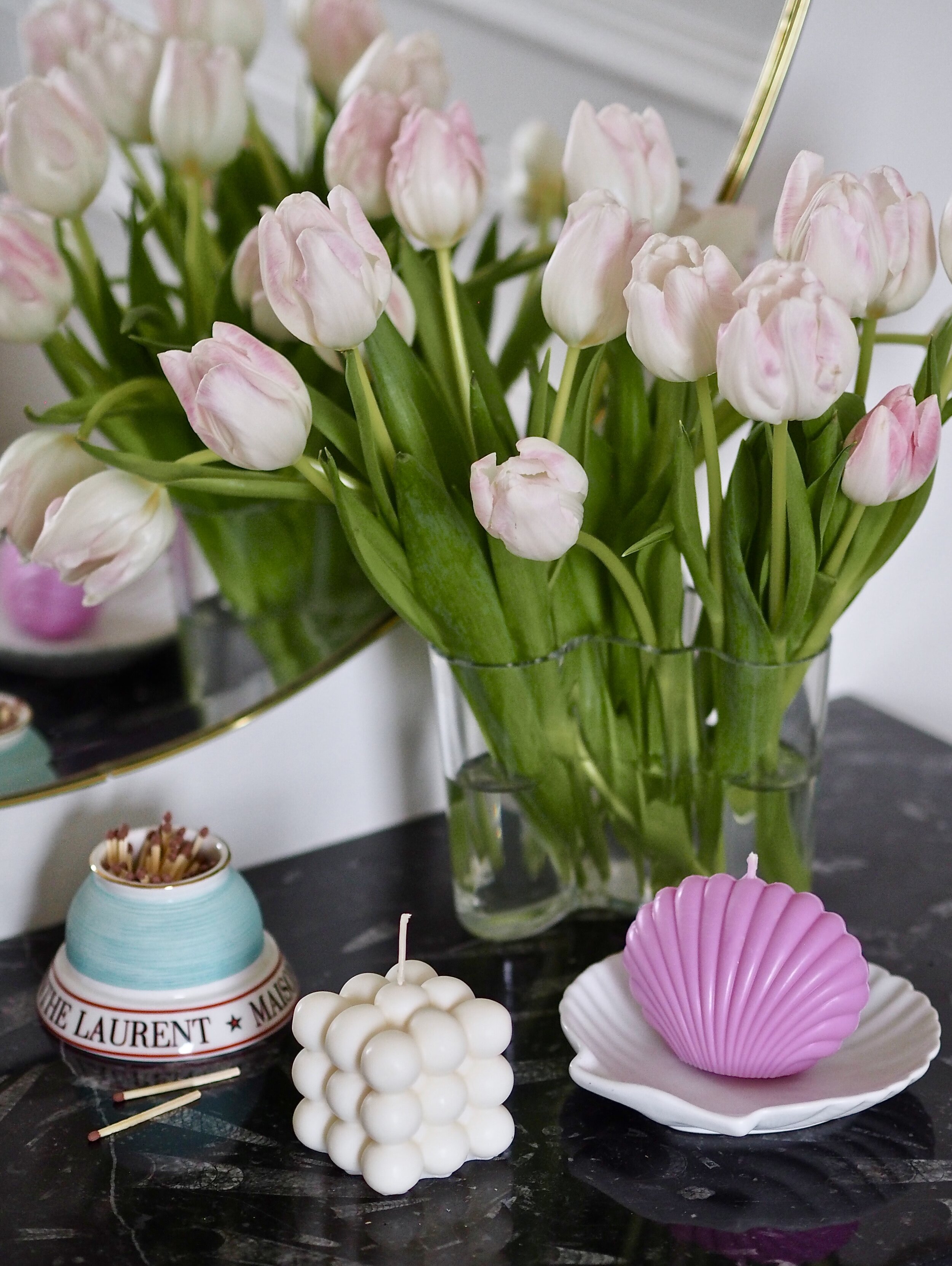how to make bubble and shell candles