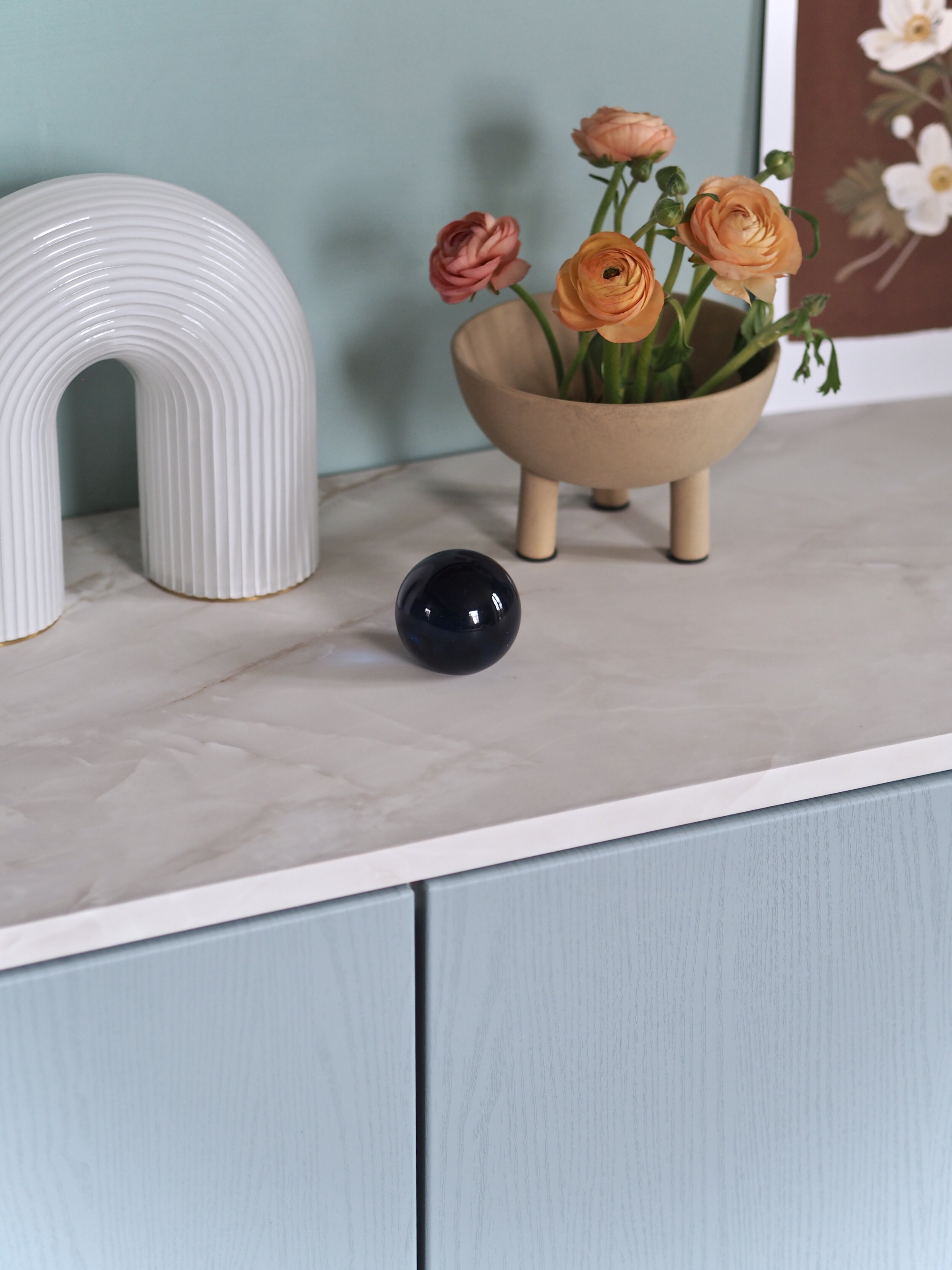 Floating TV Sideboard IKEA Hack With Cover Styl' — MELANIE LISSACK