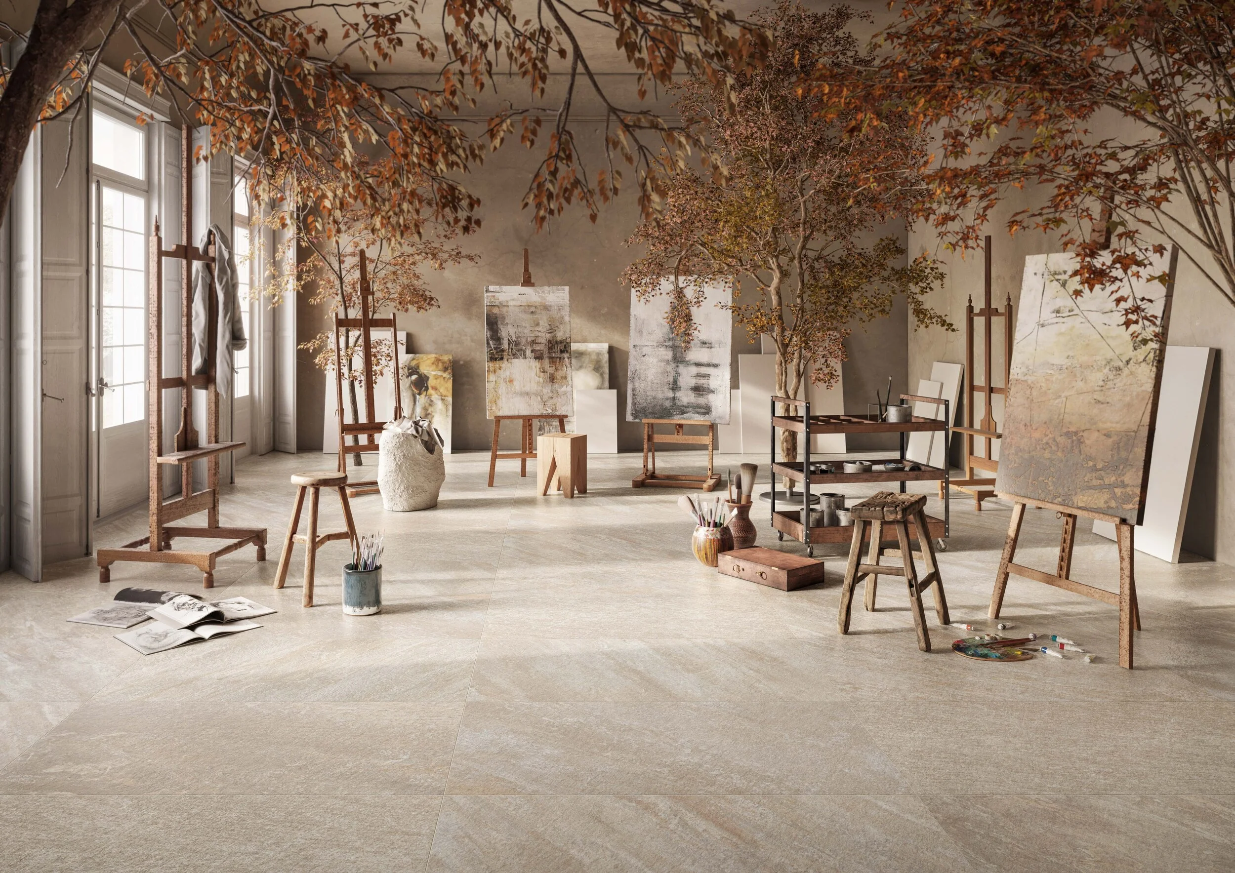 Flooring: Petra Bianca