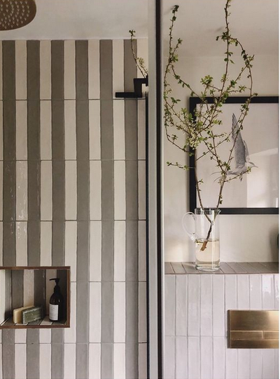 One of my favourite tile layout schemes by the very talented Emma Merry Styling