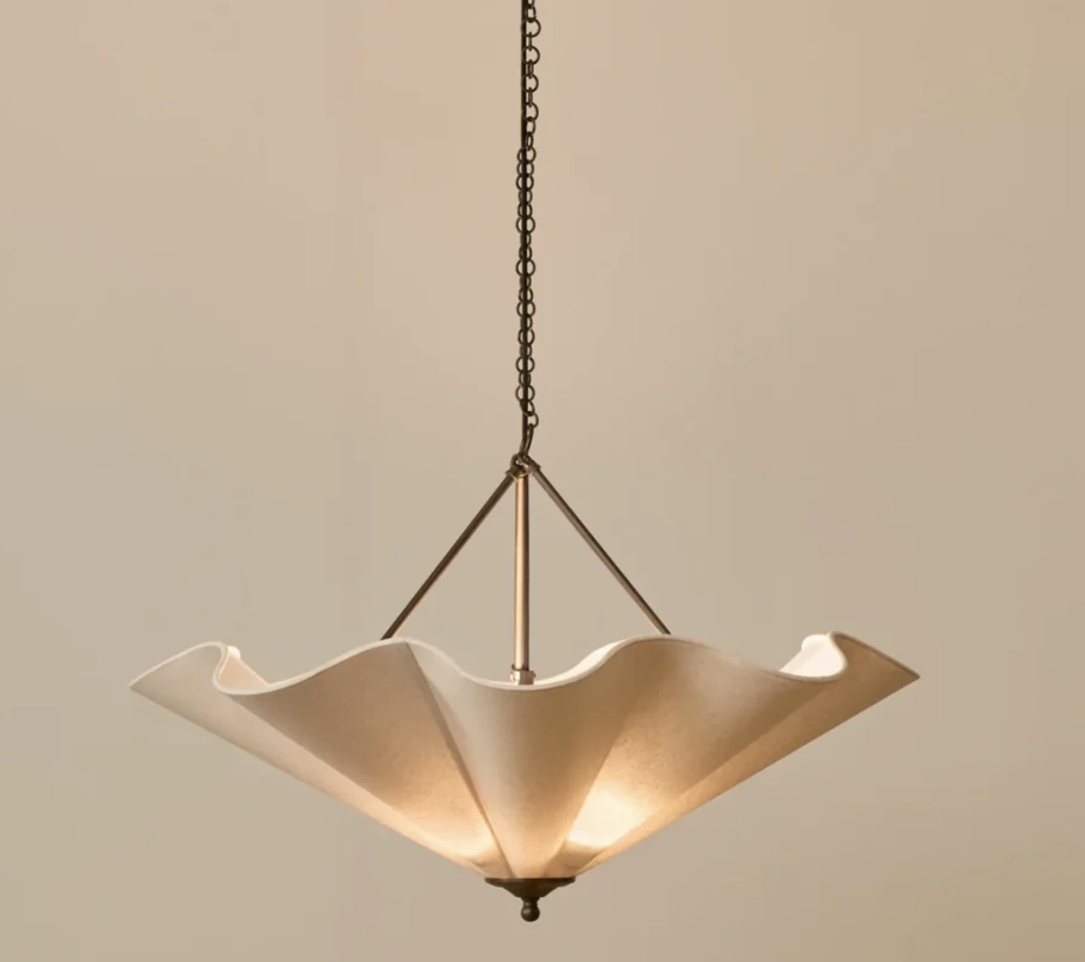 neptune wavy ceiling light