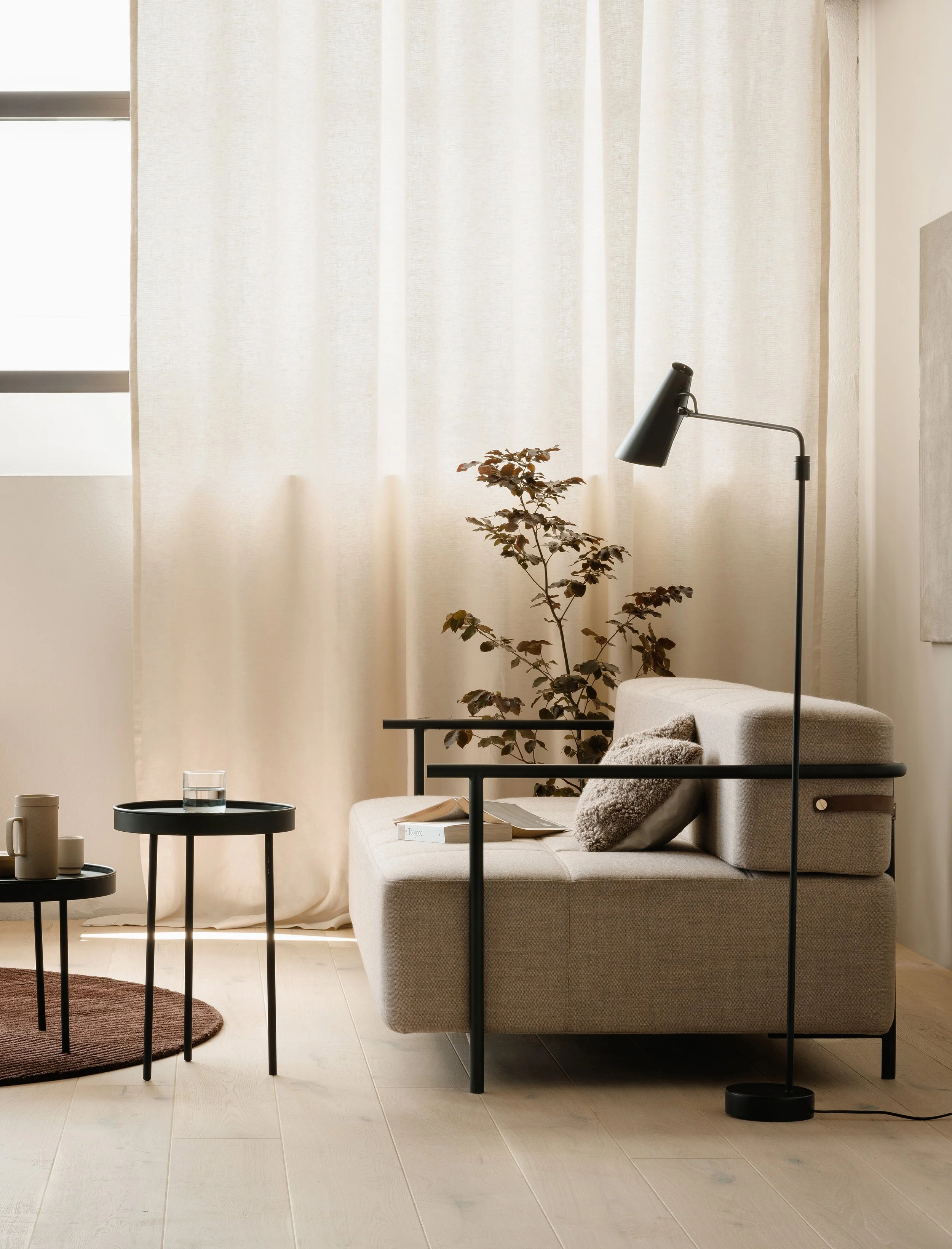 modern living room birdy light