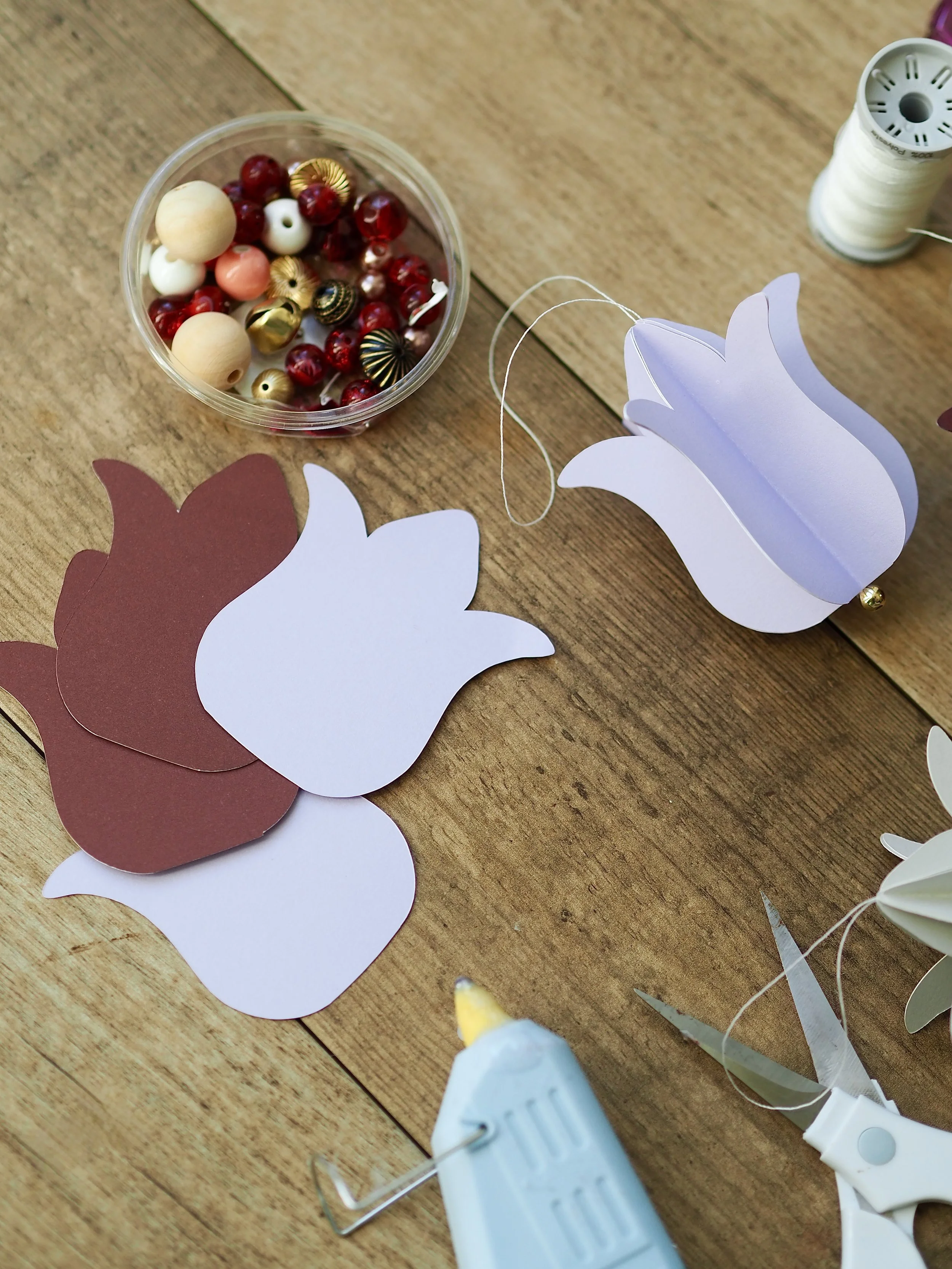 easy floral paper craft