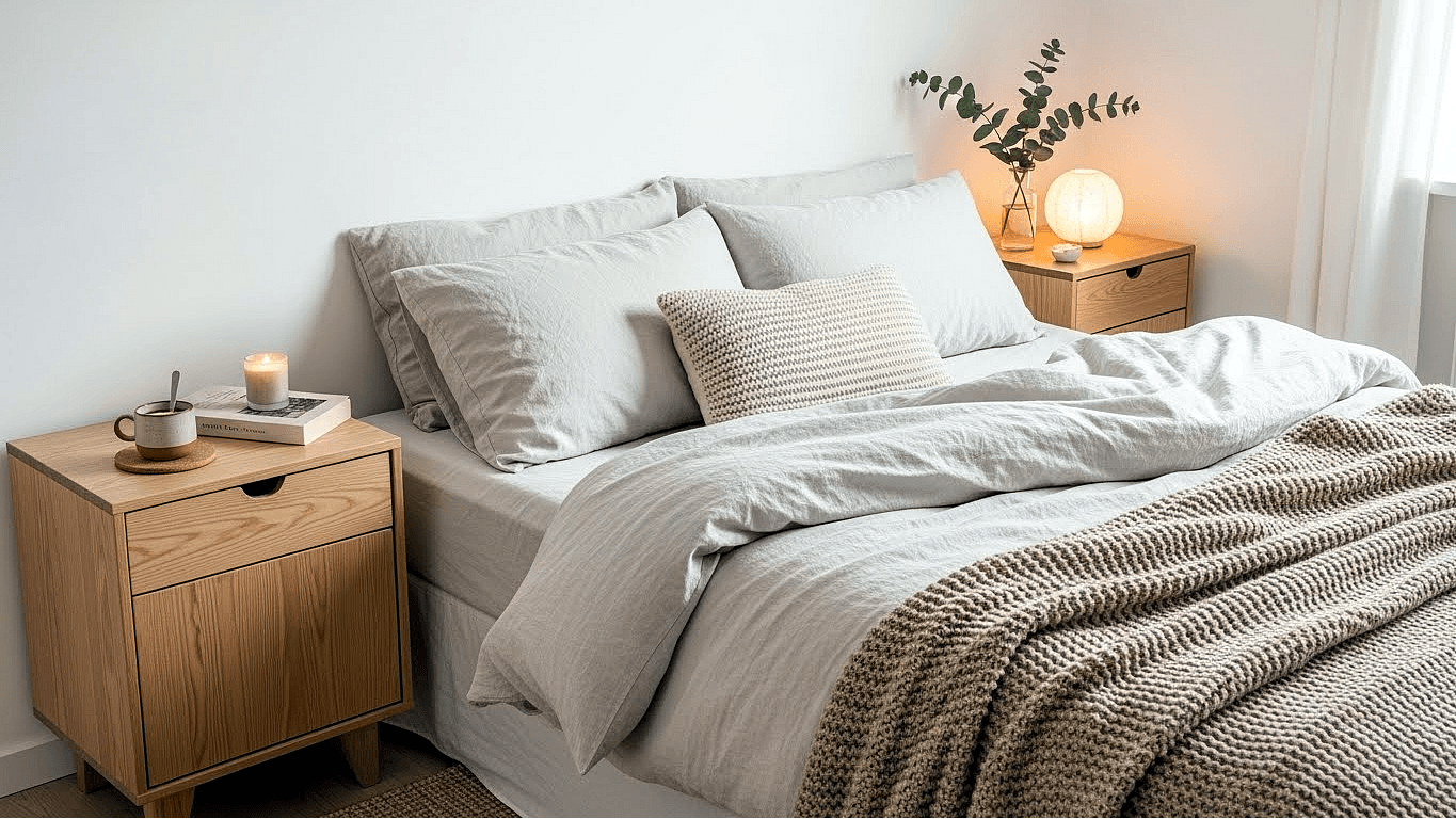 scandinavian bedroom