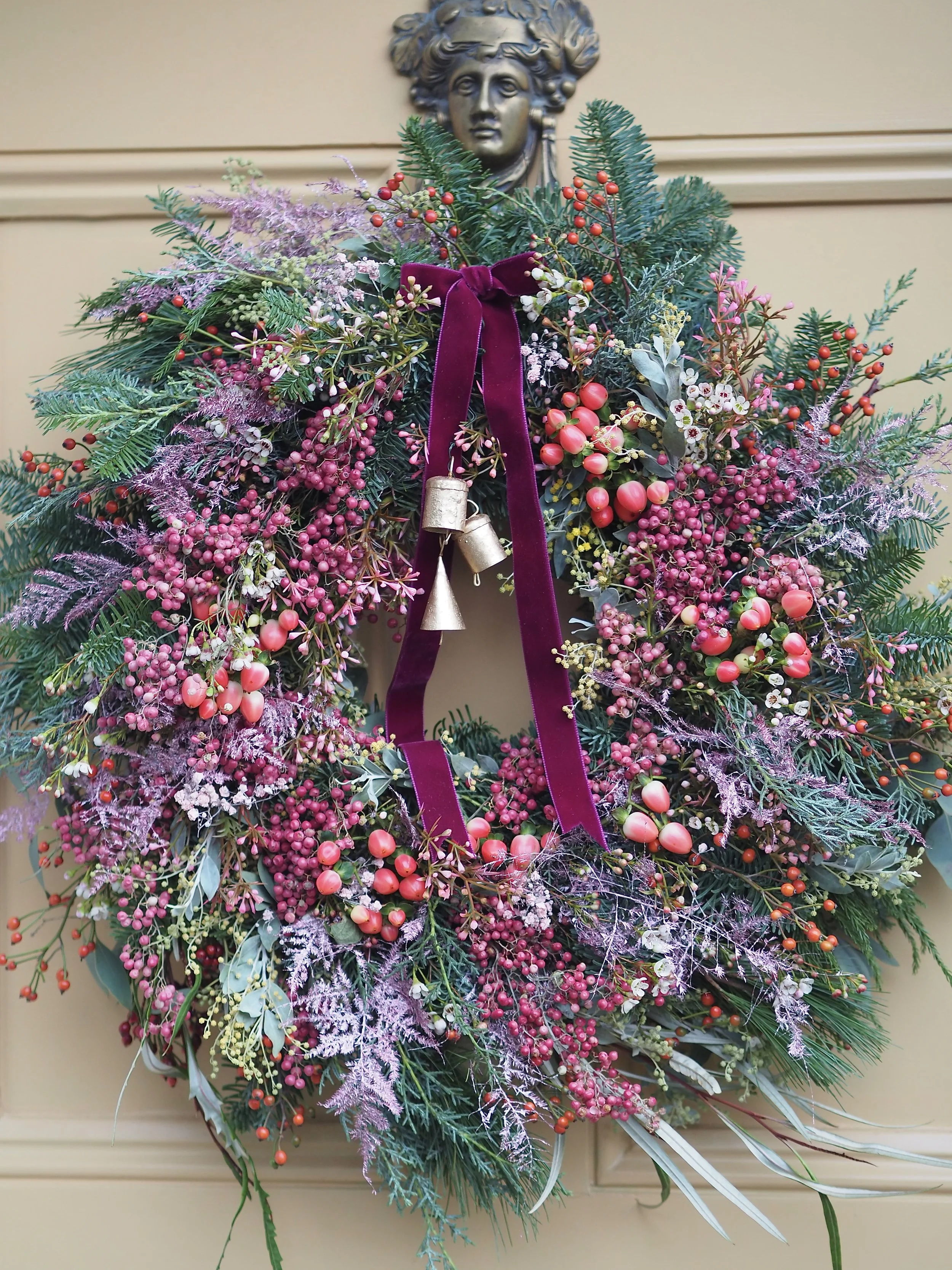 christmas wreath making