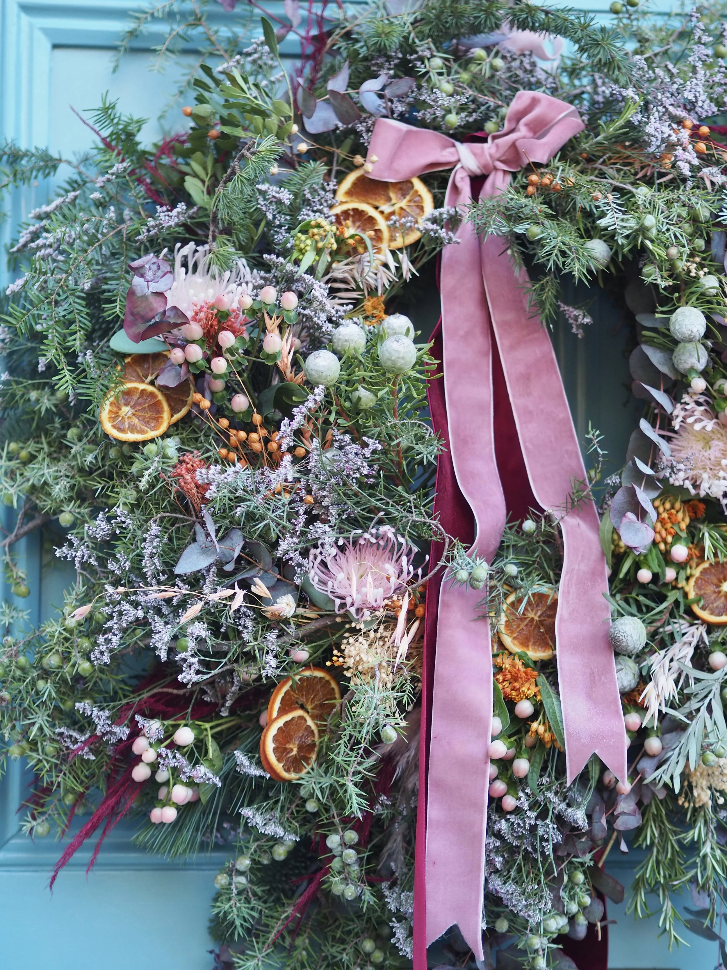 homemade christmas wreath