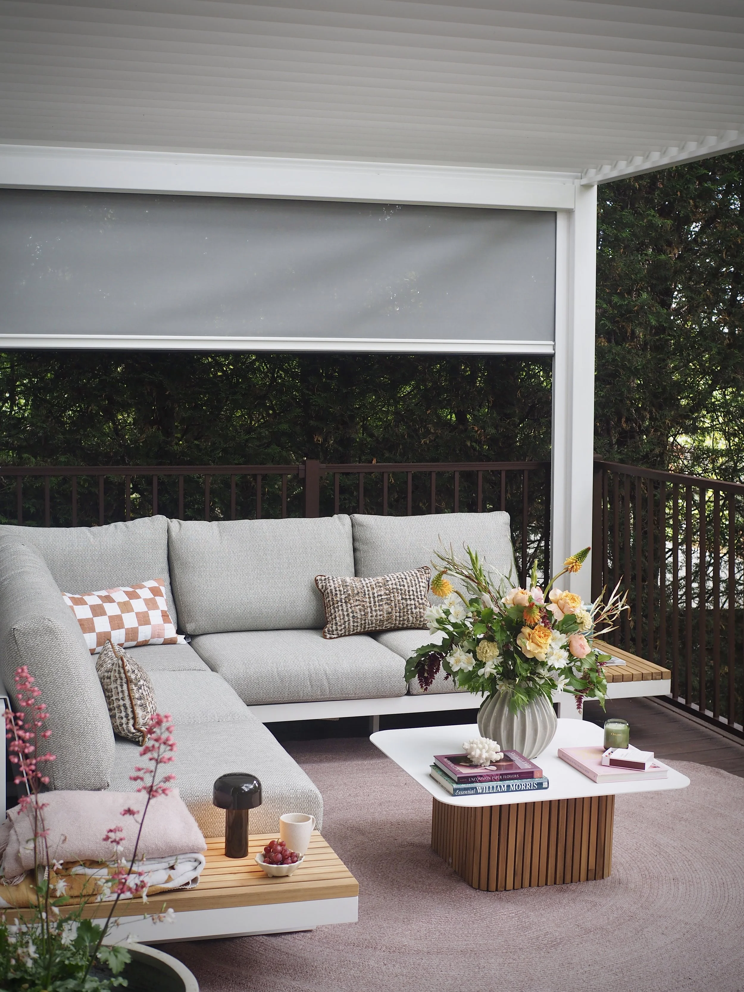 metal pergola