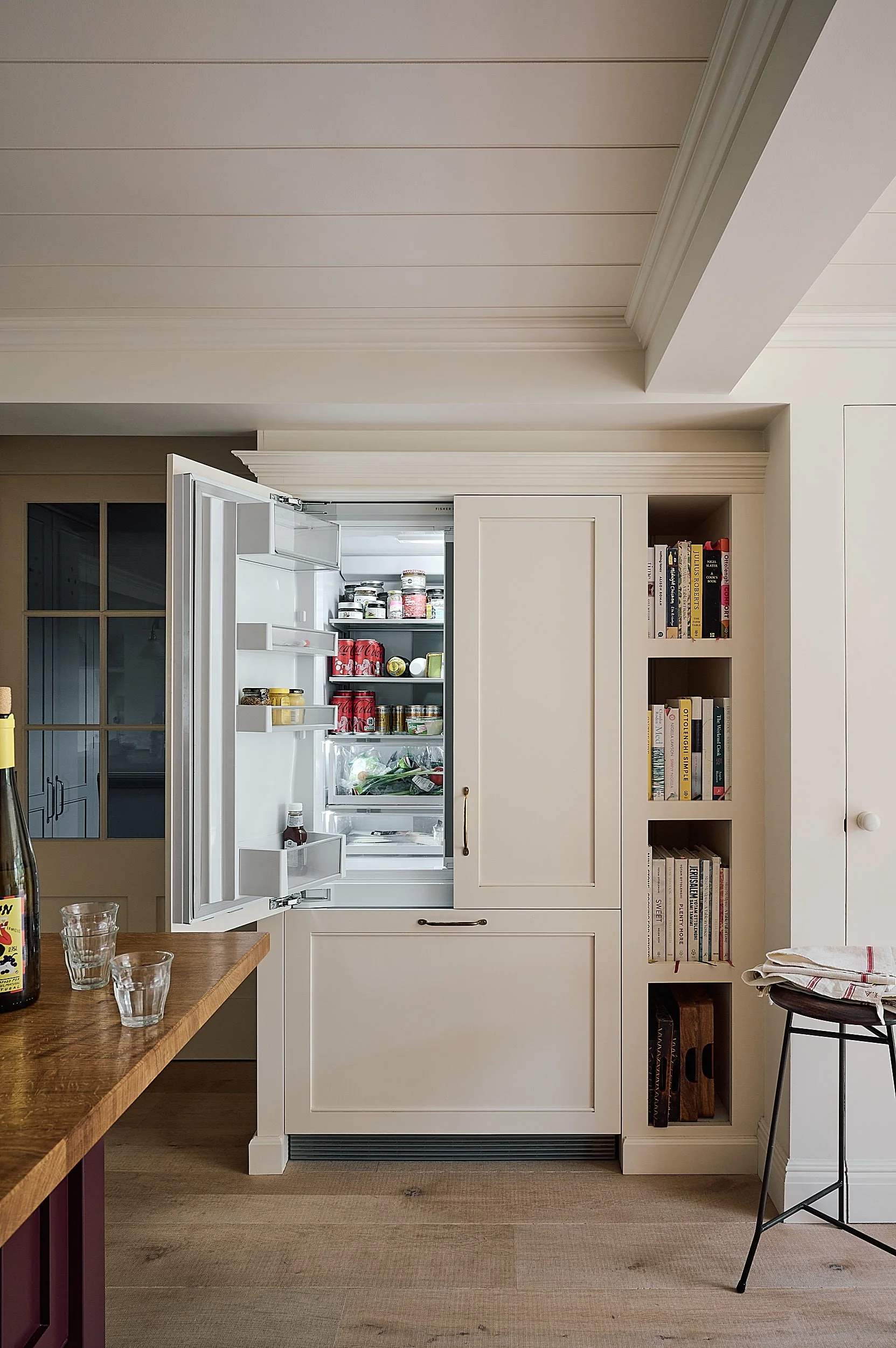 built in fridge idea