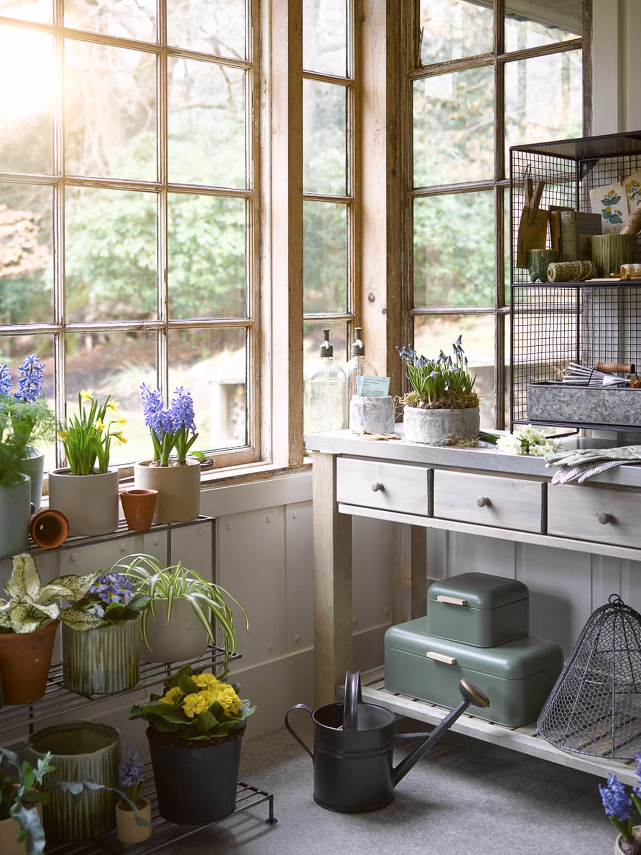 stylish potting shed