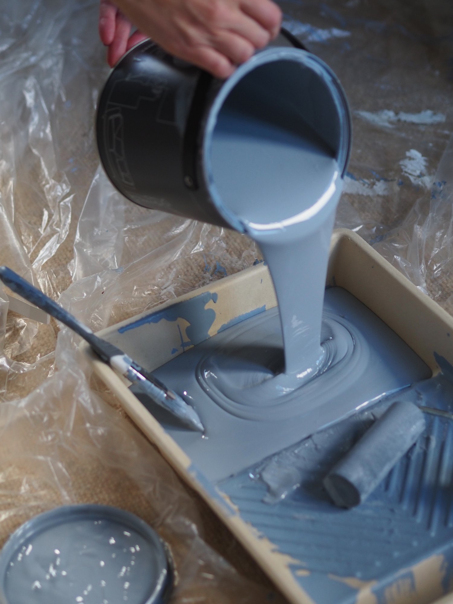 decorating with blue