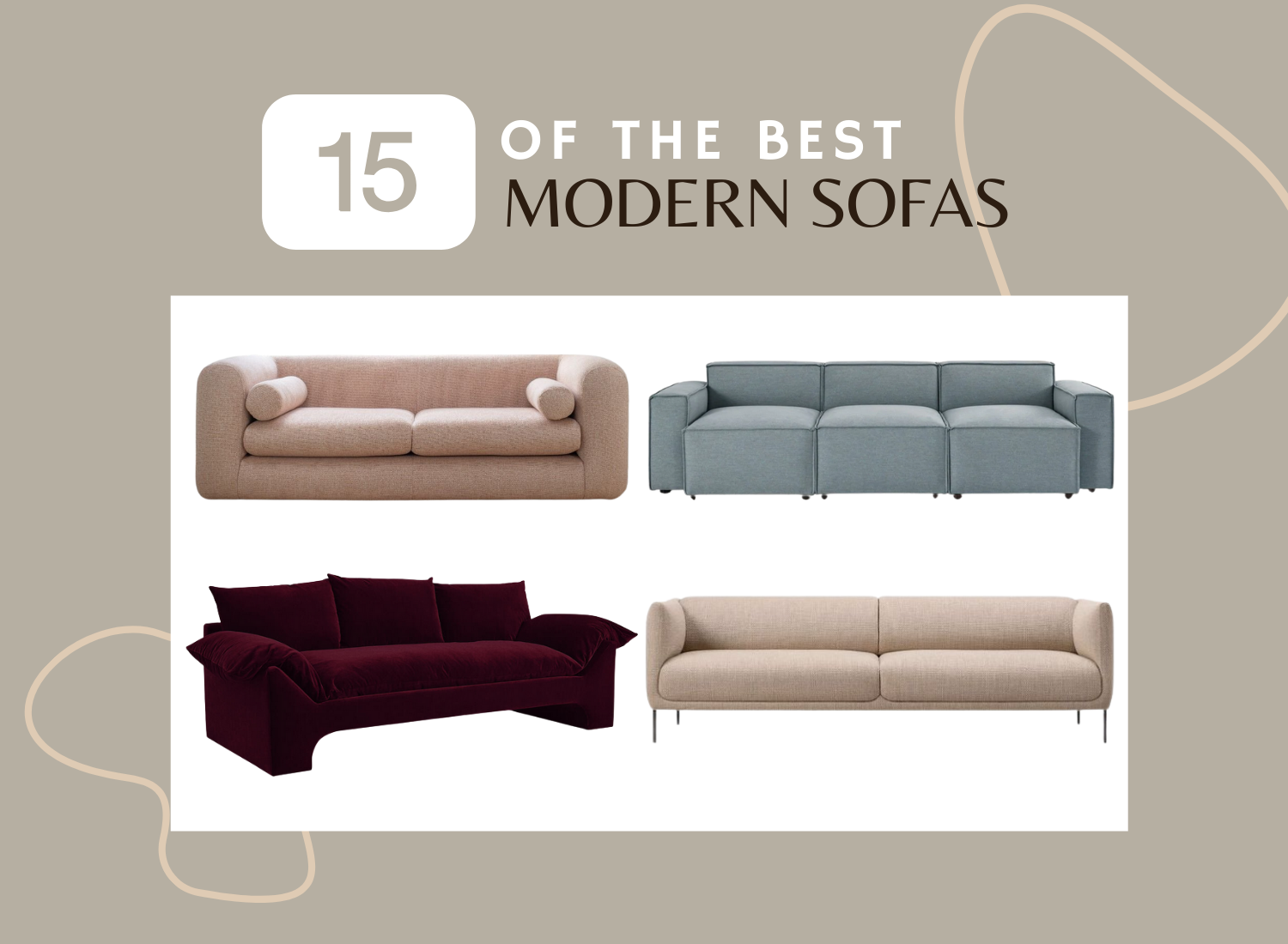 15 of the best modern sofas