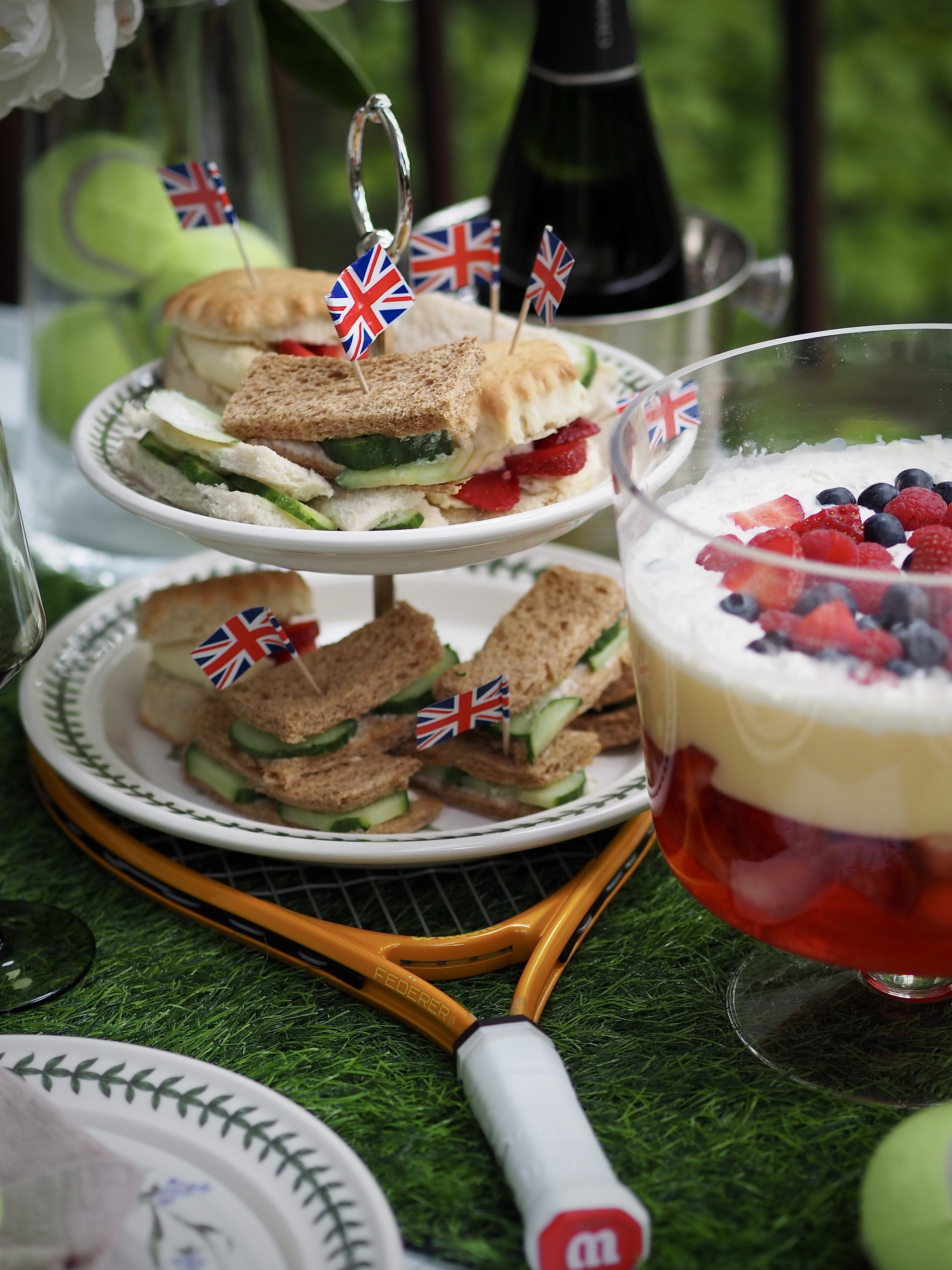 wimbledon table setting ideas