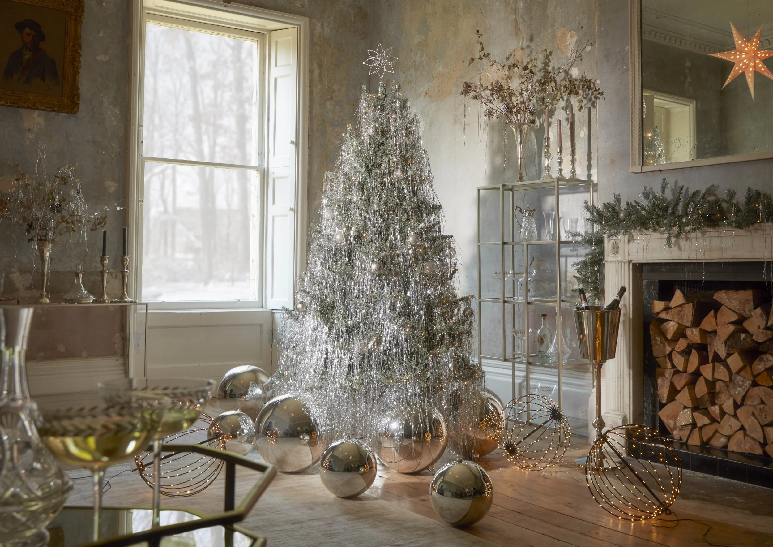 Cox  Cox, Dusky Pine PreLit Christmas Tree  7ft Midnight Mood, £325, 7897154.jpg