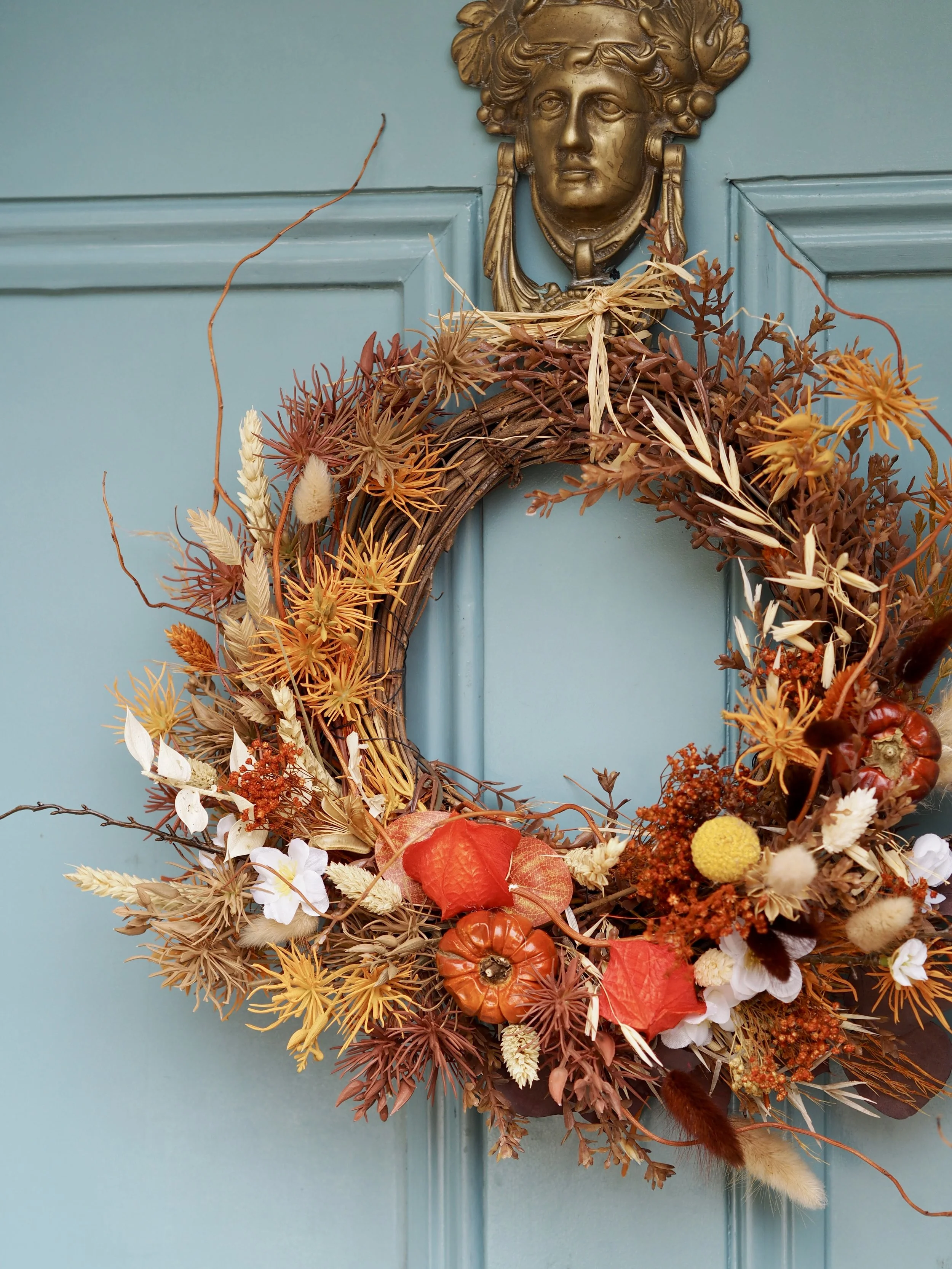 autumn fall door wreath